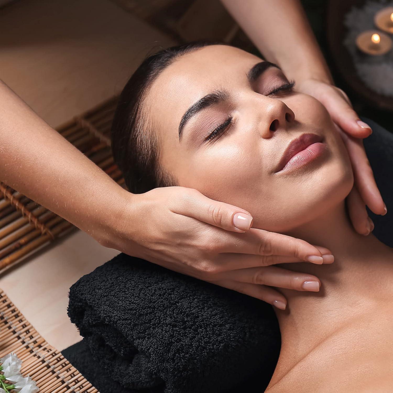 Toallas Utopia de Algodón a Prueba de Lejía 72 Pzas Negro 40.6x68.6 cm