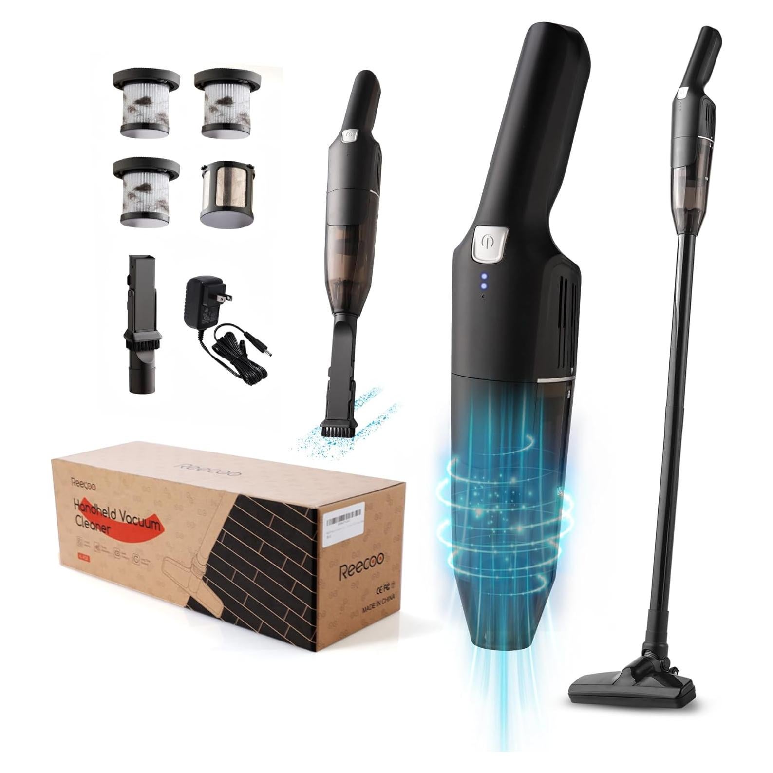 Aspiradora sin cable REECOO K-908-1 2 en 1 10-17Kpa
