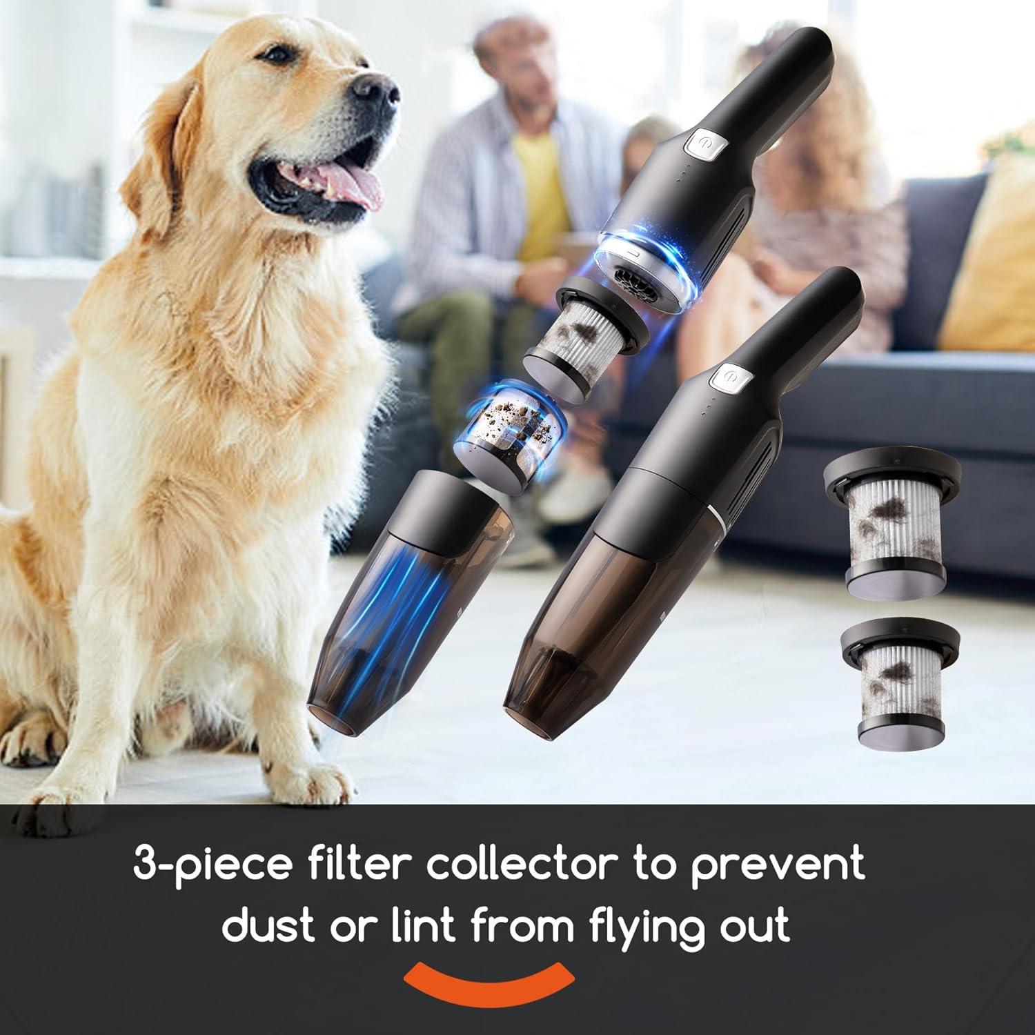 Aspiradora sin cable REECOO K-908-1 2 en 1 10-17Kpa