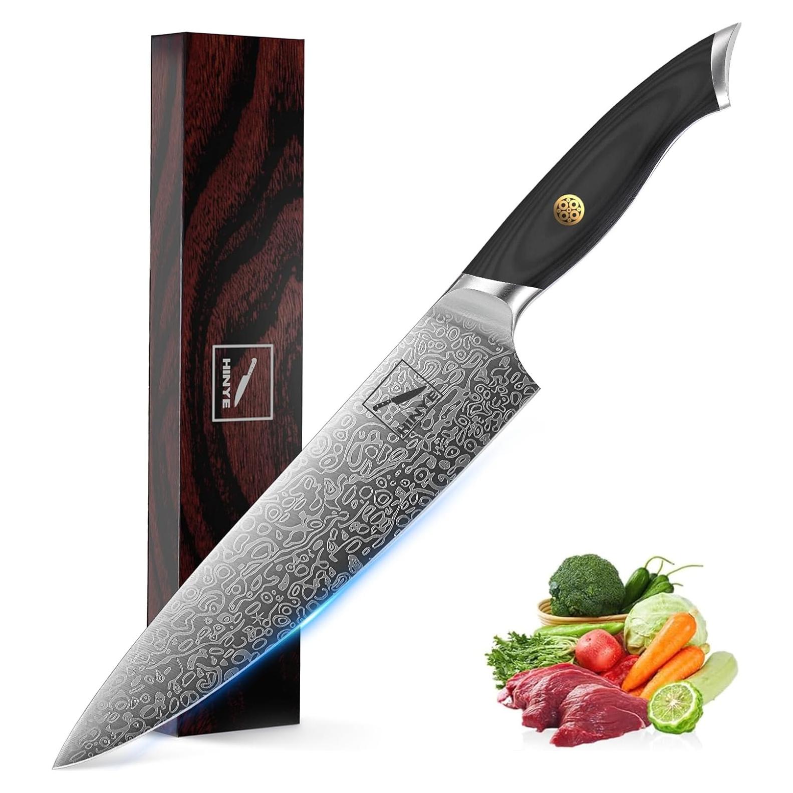 Cuchillo de Cocina Profesional Hinye 21.34 cm Acero Alemán