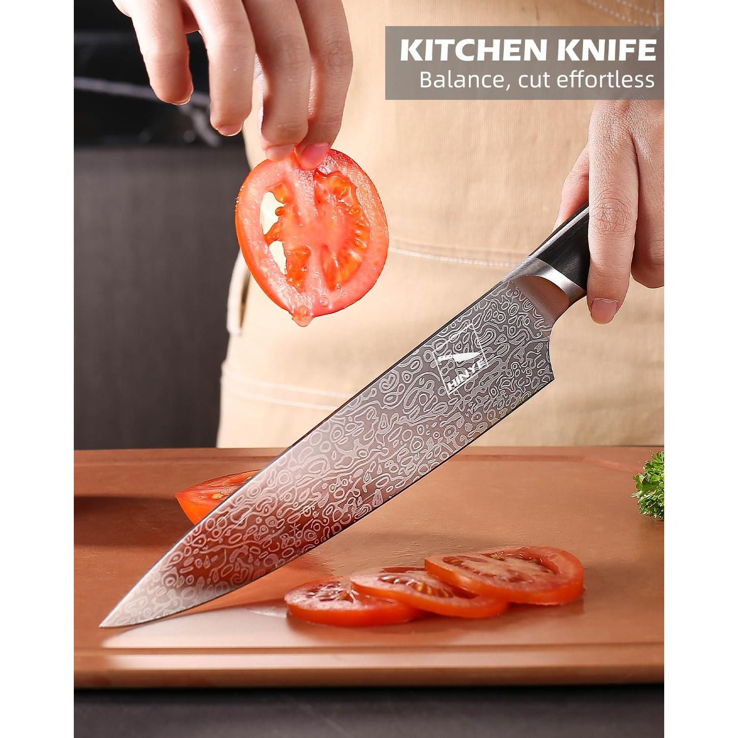 Cuchillo de Cocina Profesional Hinye 21.34 cm Acero Alemán