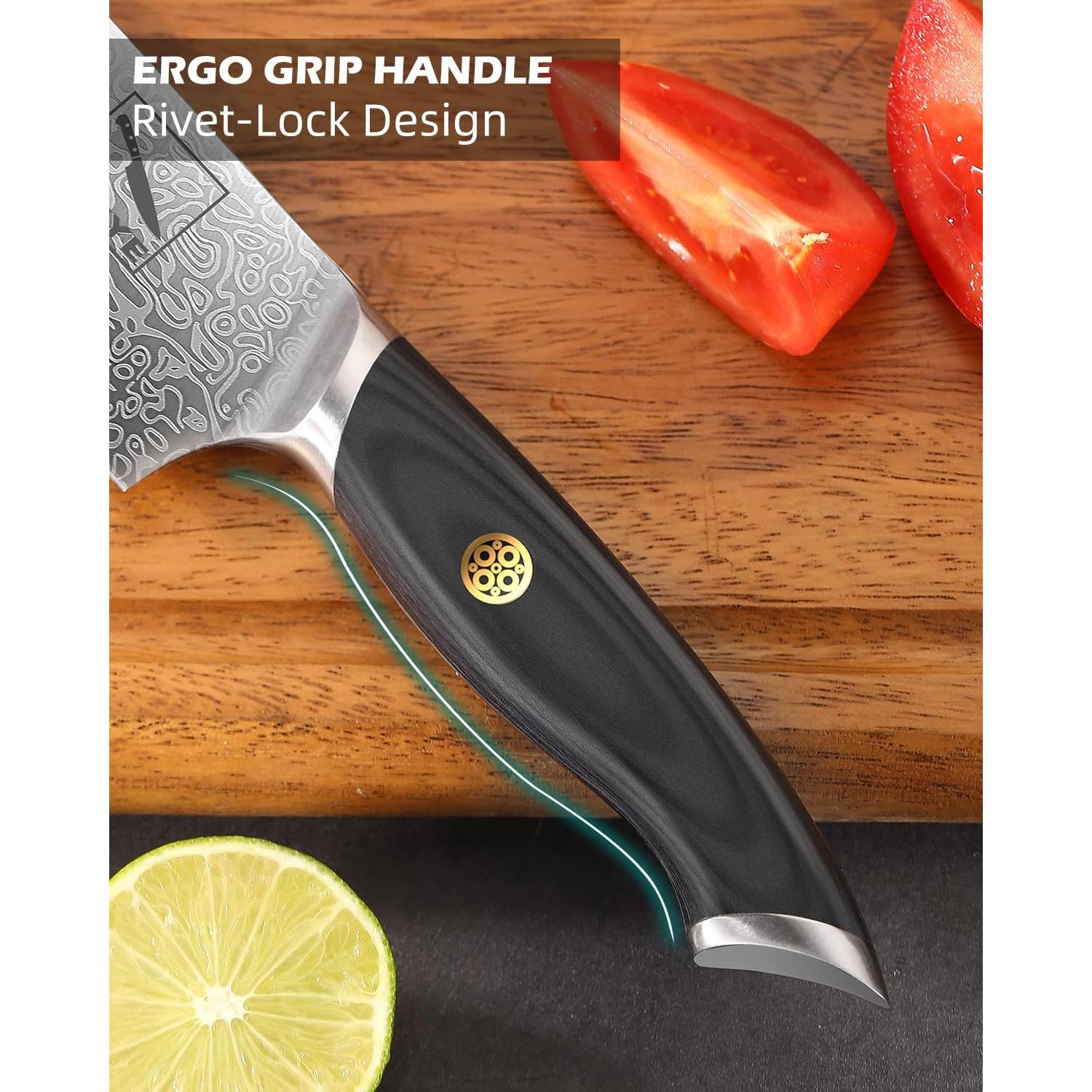 Cuchillo de Cocina Profesional Hinye 21.34 cm Acero Alemán