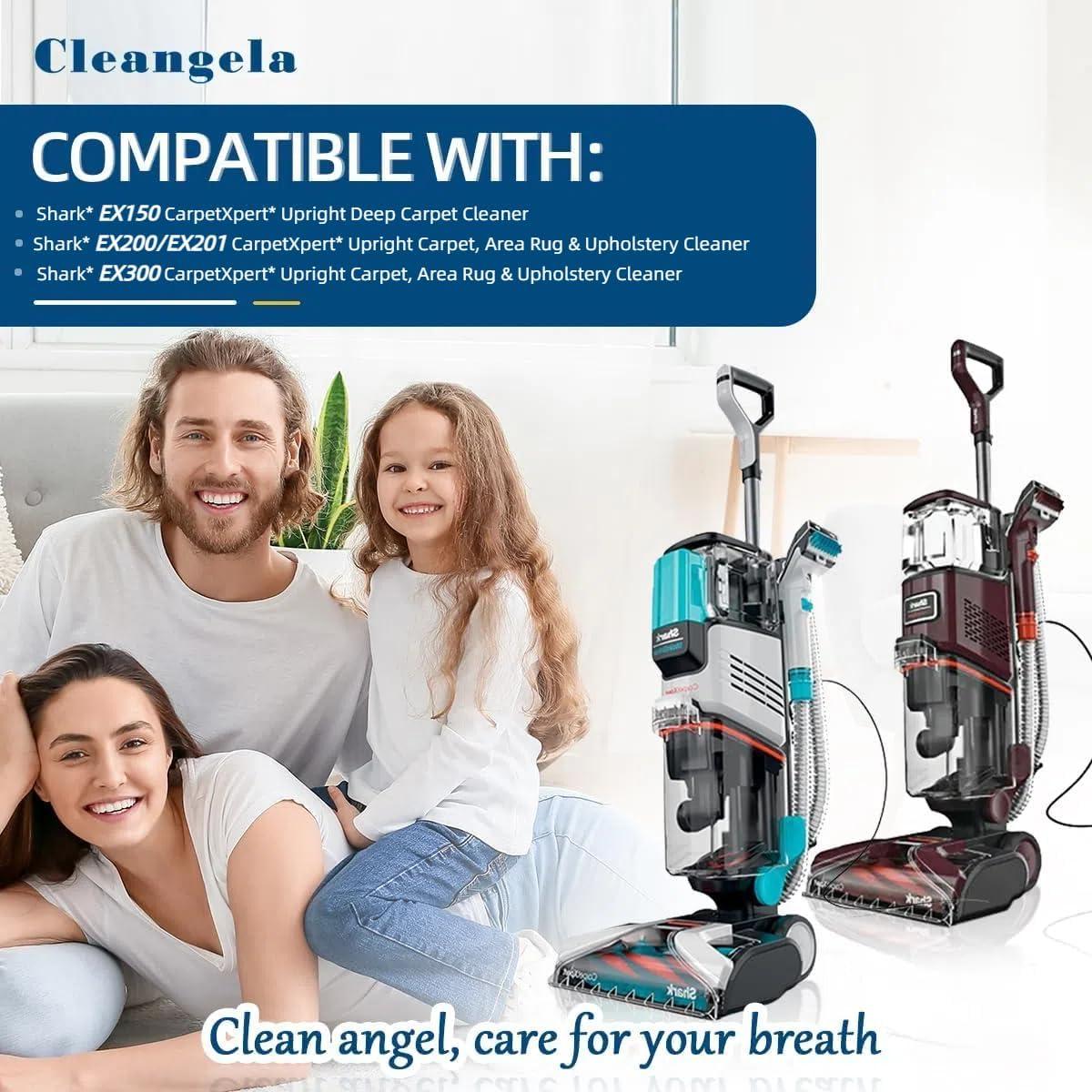 Paquete de 12 Filtros de Reemplazo Cleangela EX201 para Aspiradoras Shark