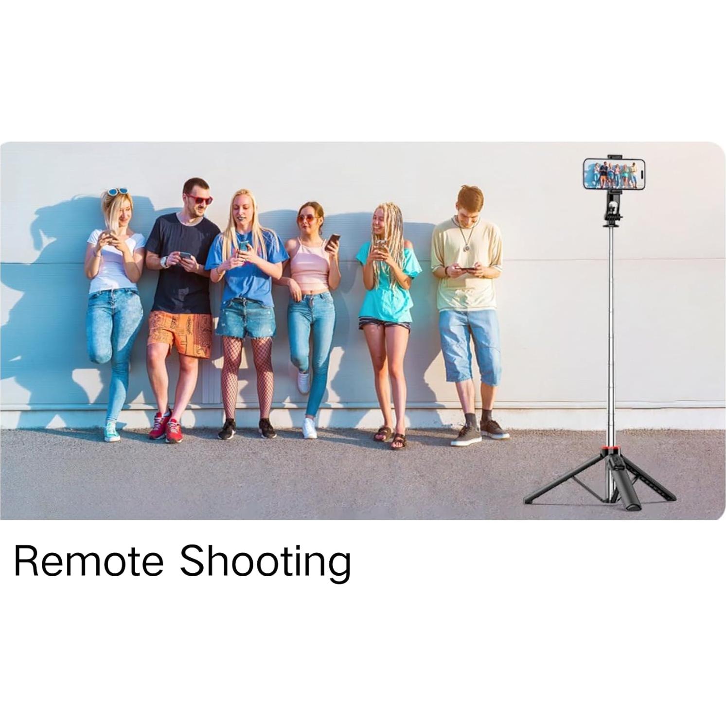 Trípode para Selfies ForgeRay C13 1.32m con Control Remoto