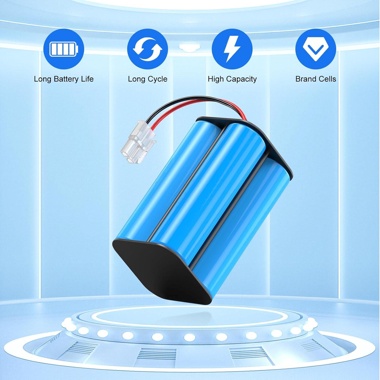 Batería de Repuesto Melasta 3200mAh 14.8V para Aspiradoras ILIFE