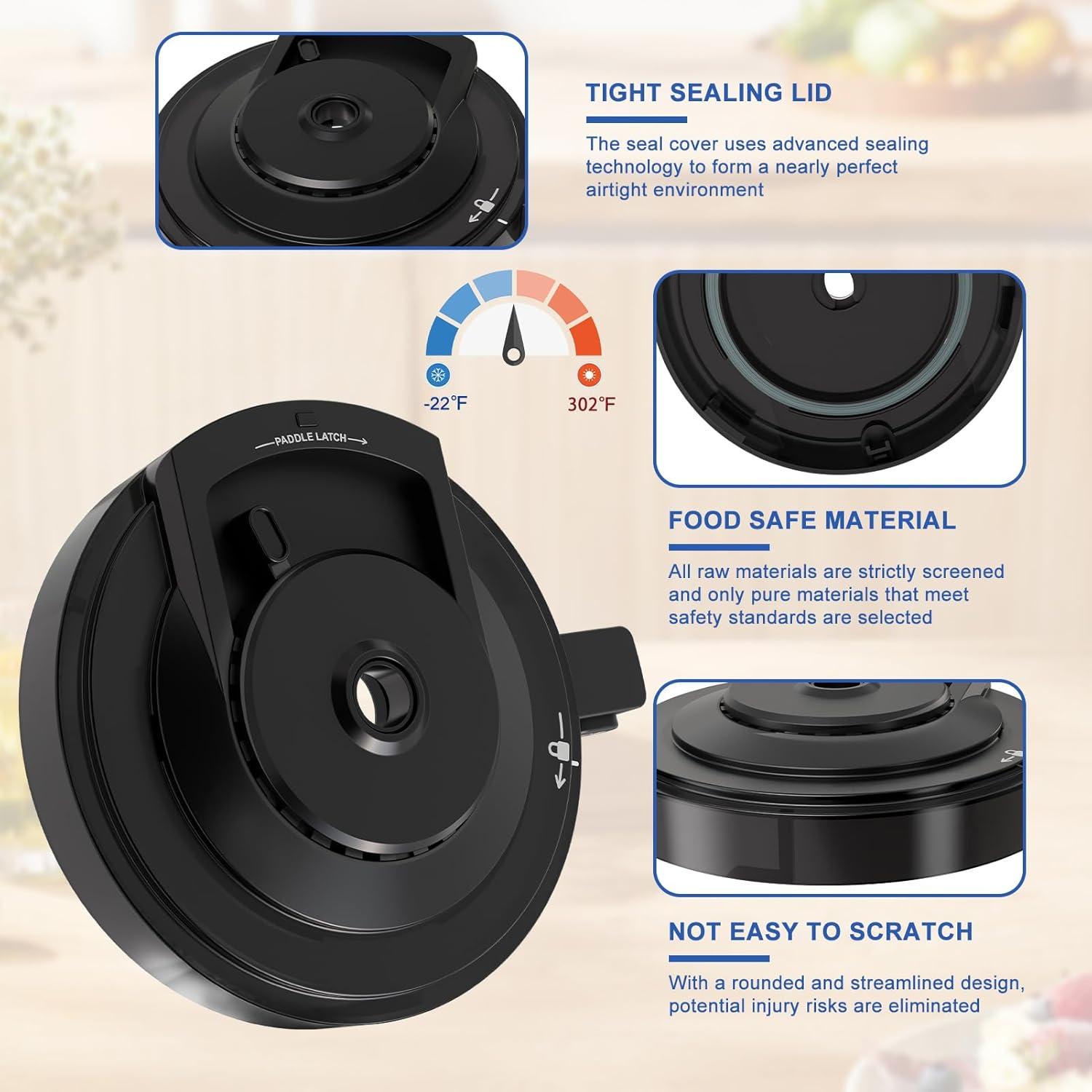 Tapa de Tazón Externo Ninja NC500 con Paleta y Cuchilla