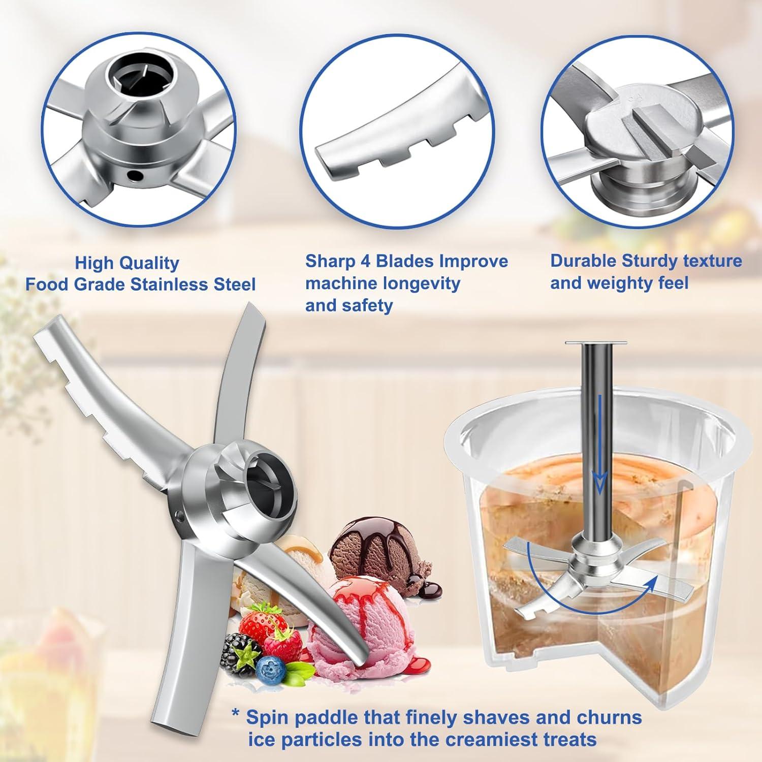 Tapa de Tazón Externo Ninja NC500 con Paleta y Cuchilla