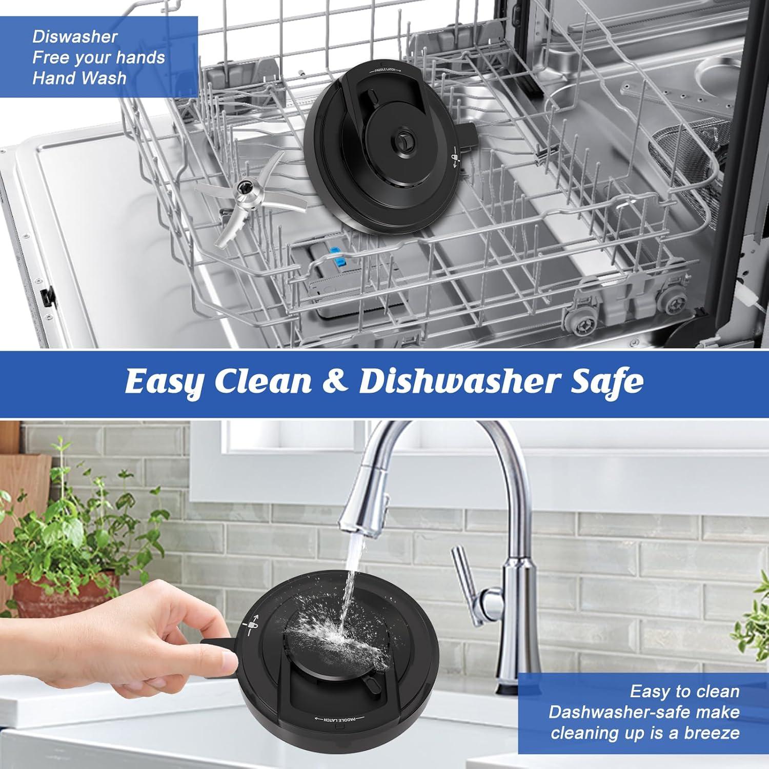 Tapa de Tazón Externo Ninja NC500 con Paleta y Cuchilla