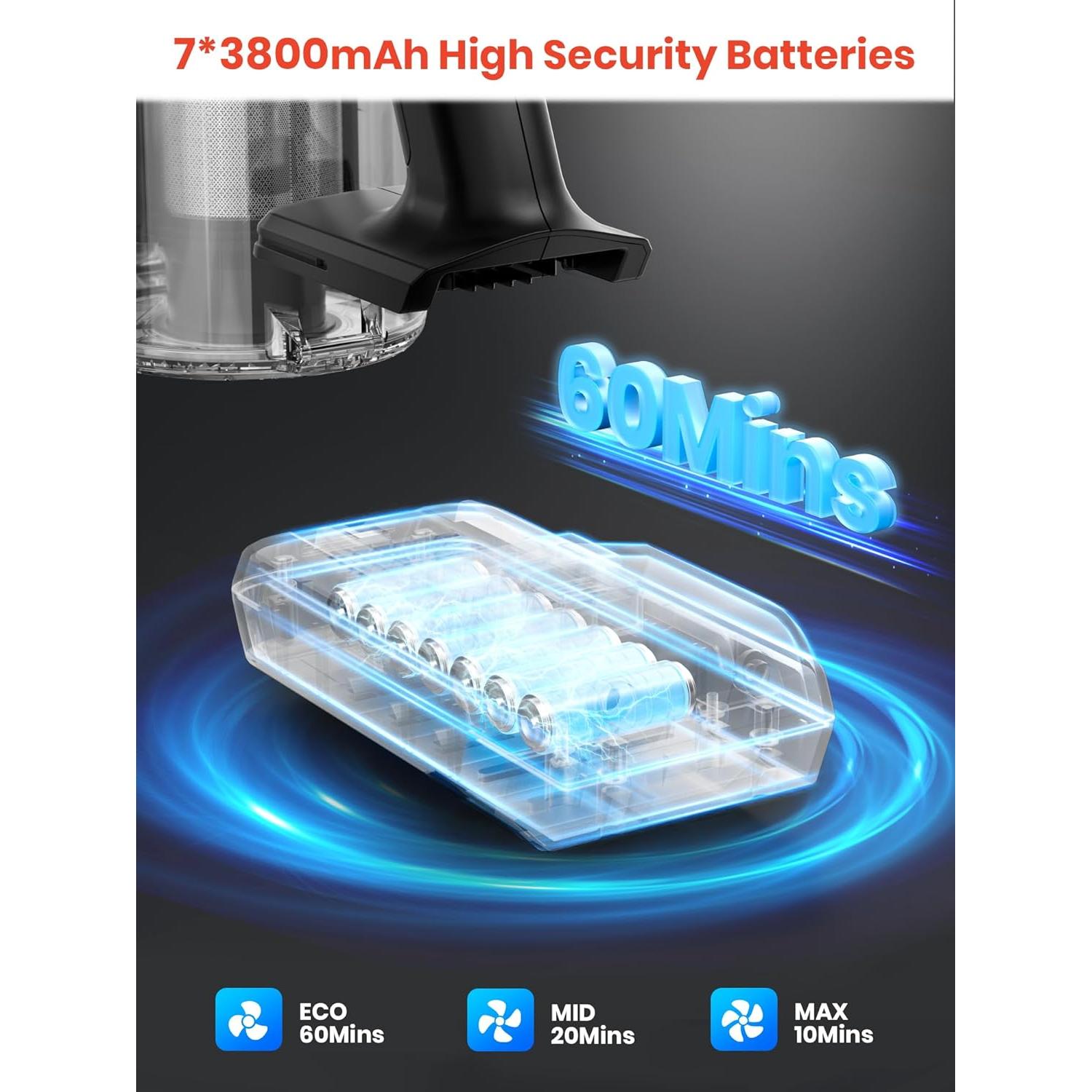 Aspiradora Inalámbrica Honeywell VC16 600W Autolimpiante 60min