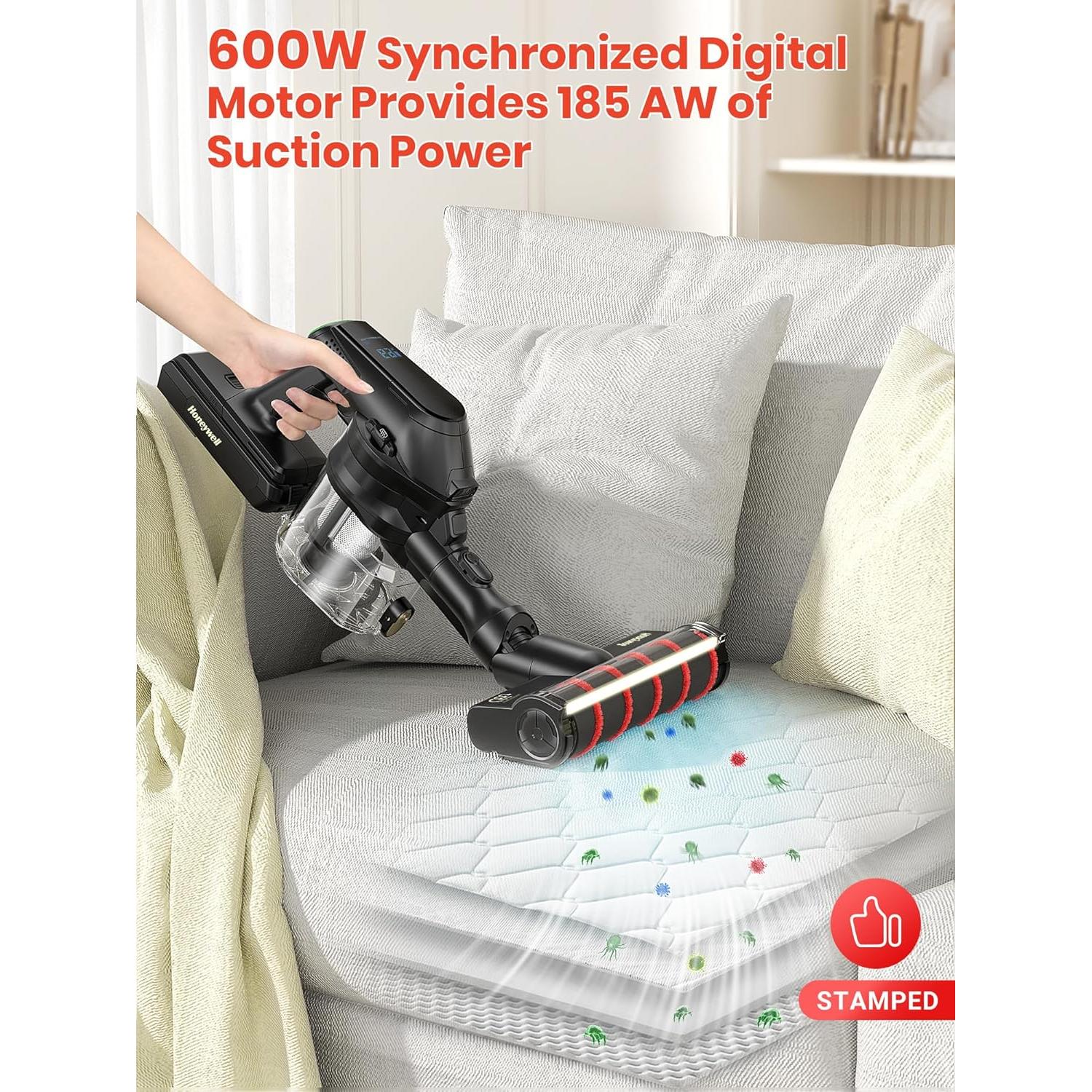 Aspiradora Inalámbrica Honeywell VC16 600W Autolimpiante 60min