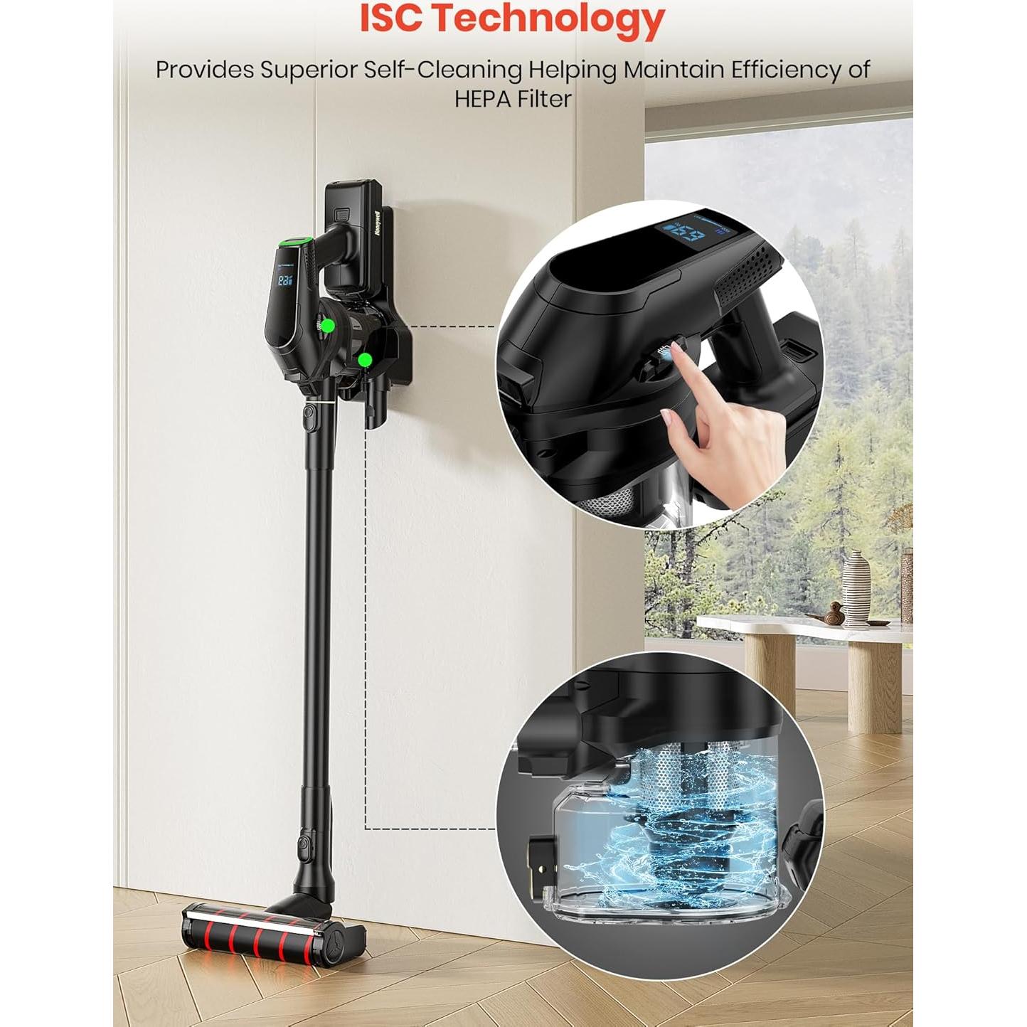 Aspiradora Inalámbrica Honeywell VC16 600W Autolimpiante 60min