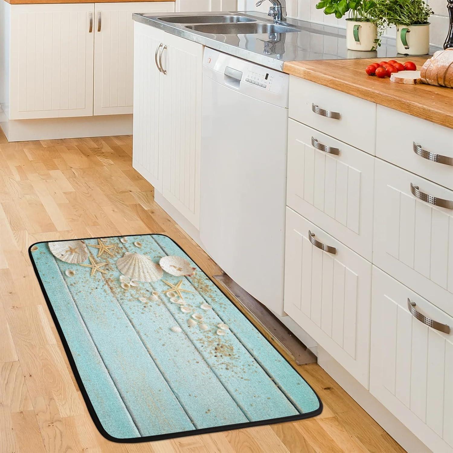 Alfombra de Cocina Antideslizante Hongjinglin 99x51cm Microfibra