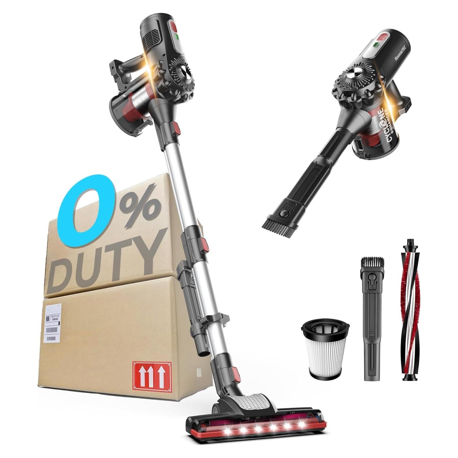 Aspiradora Inalámbrica Roomie Tec DYLON 2 en 1 HEPA 150W