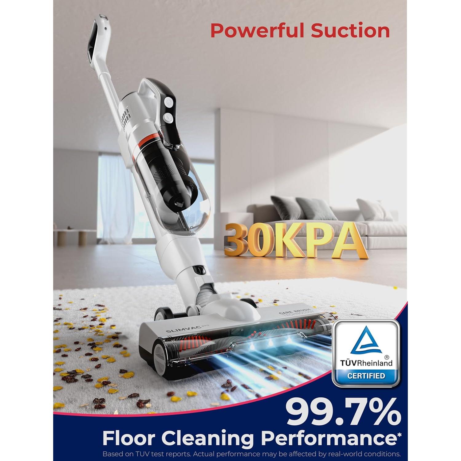 Aspiradora de varilla inalámbrica Roomie Tec L80, 2 en 1, HEPA