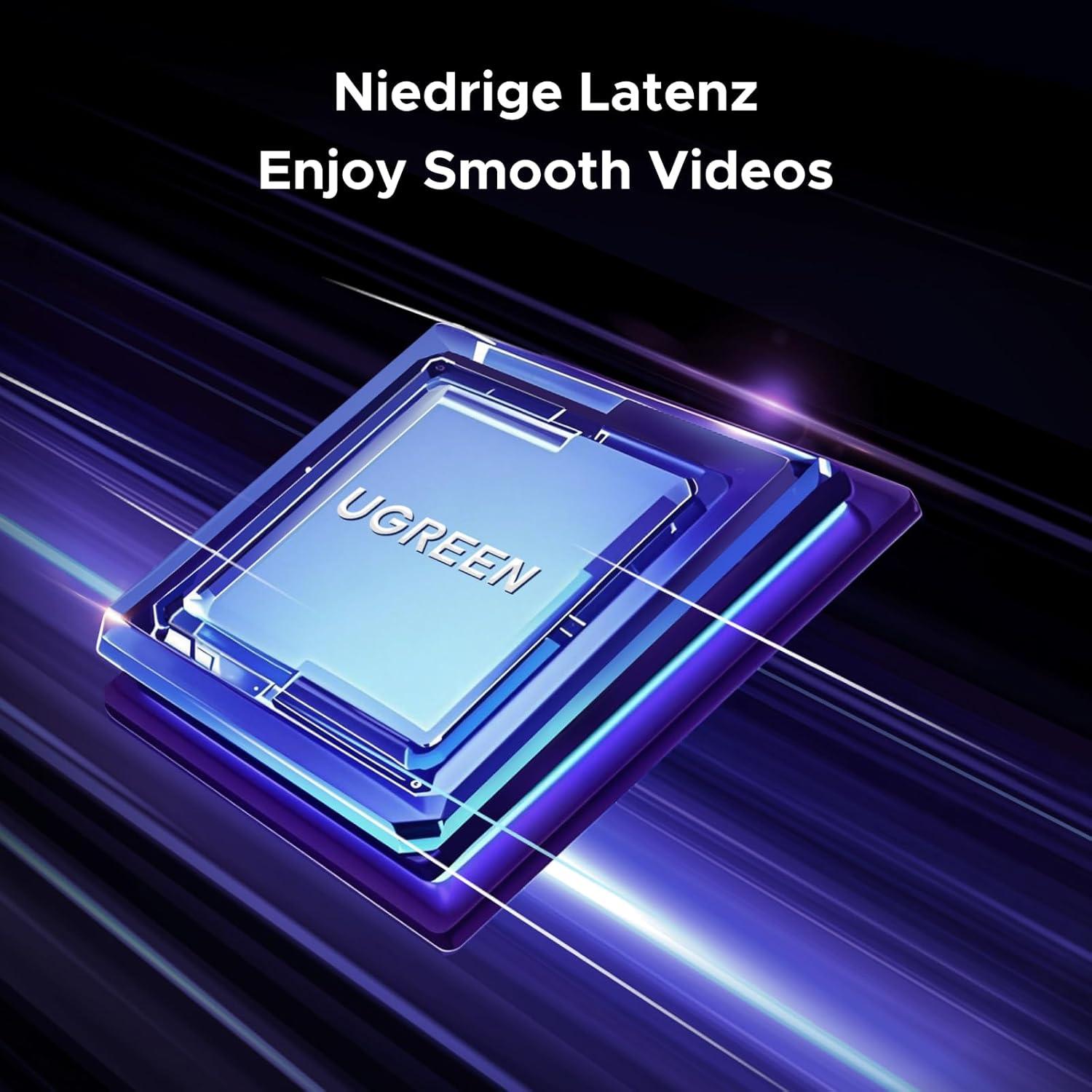 Tarjeta de Captura UGREEN 4K 144Hz HDMI a USB 3.2 con Micrófono