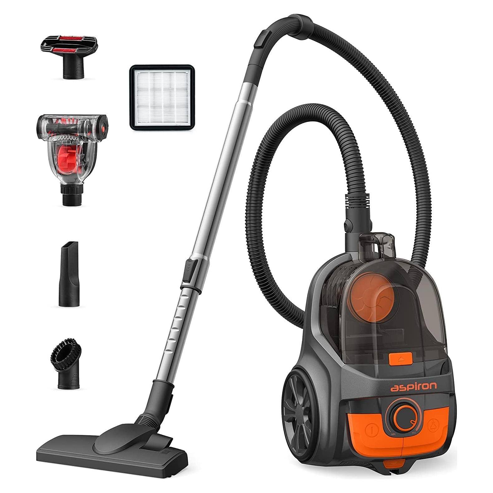 Aspiradora de Canister Aspiron AS-CA006 1200W 3.5L HEPA