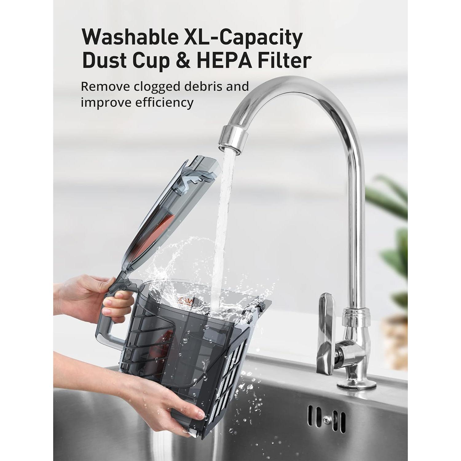 Aspiradora de Canister Aspiron AS-CA006 1200W 3.5L HEPA