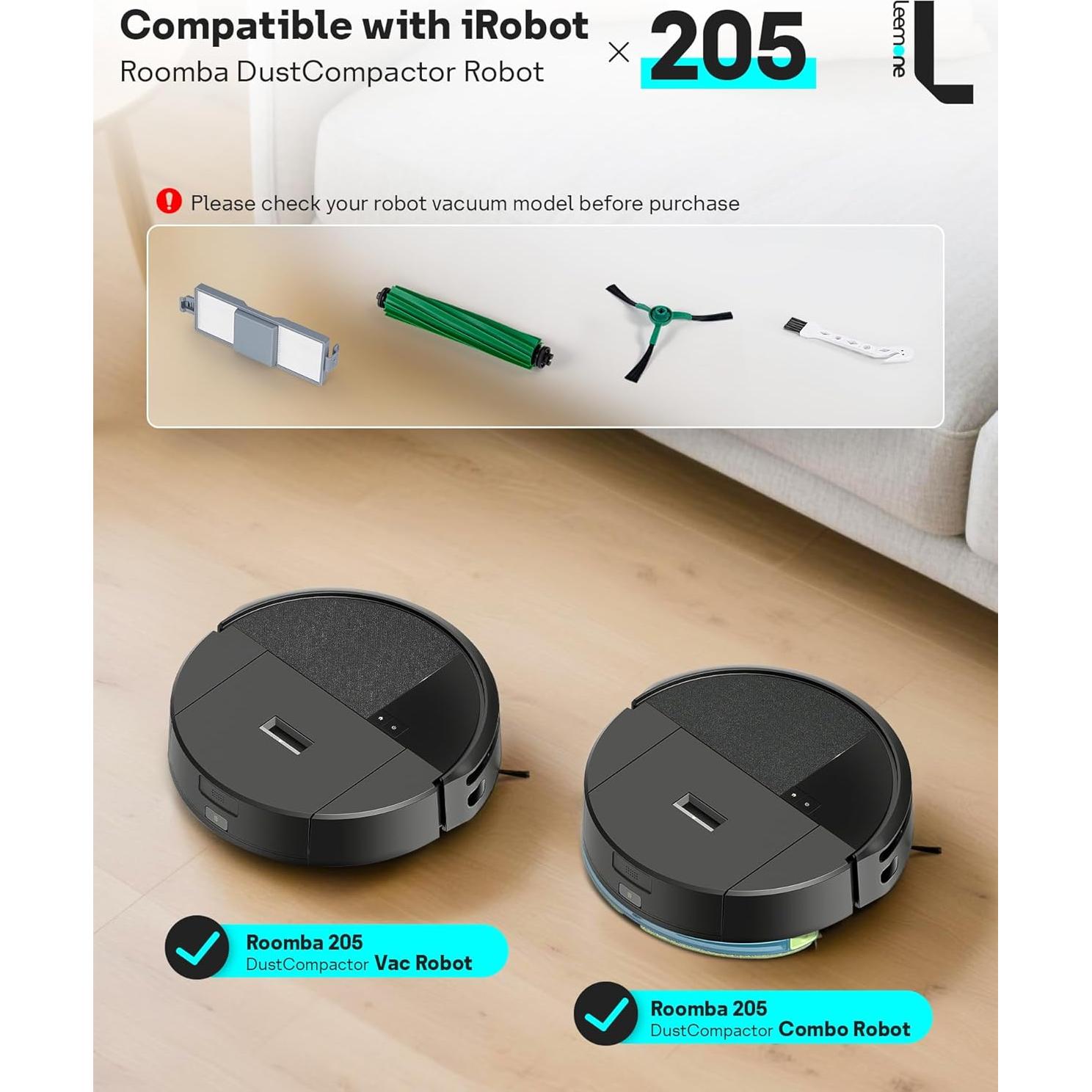 Kit de Repuesto Leemone para iRobot 205 - 8 Piezas