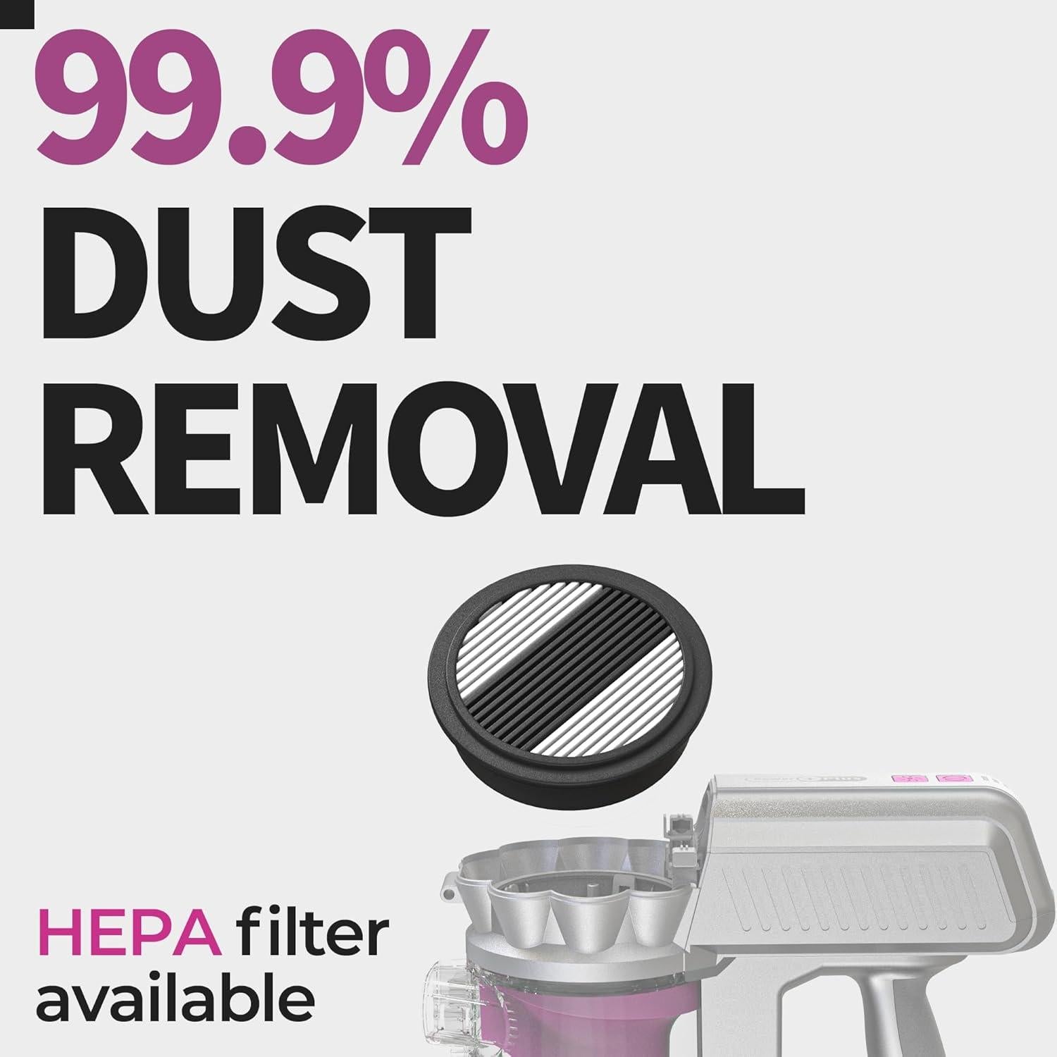 Aspiradora de varilla inalámbrica Roomie Tec R3, 225W, 43 min