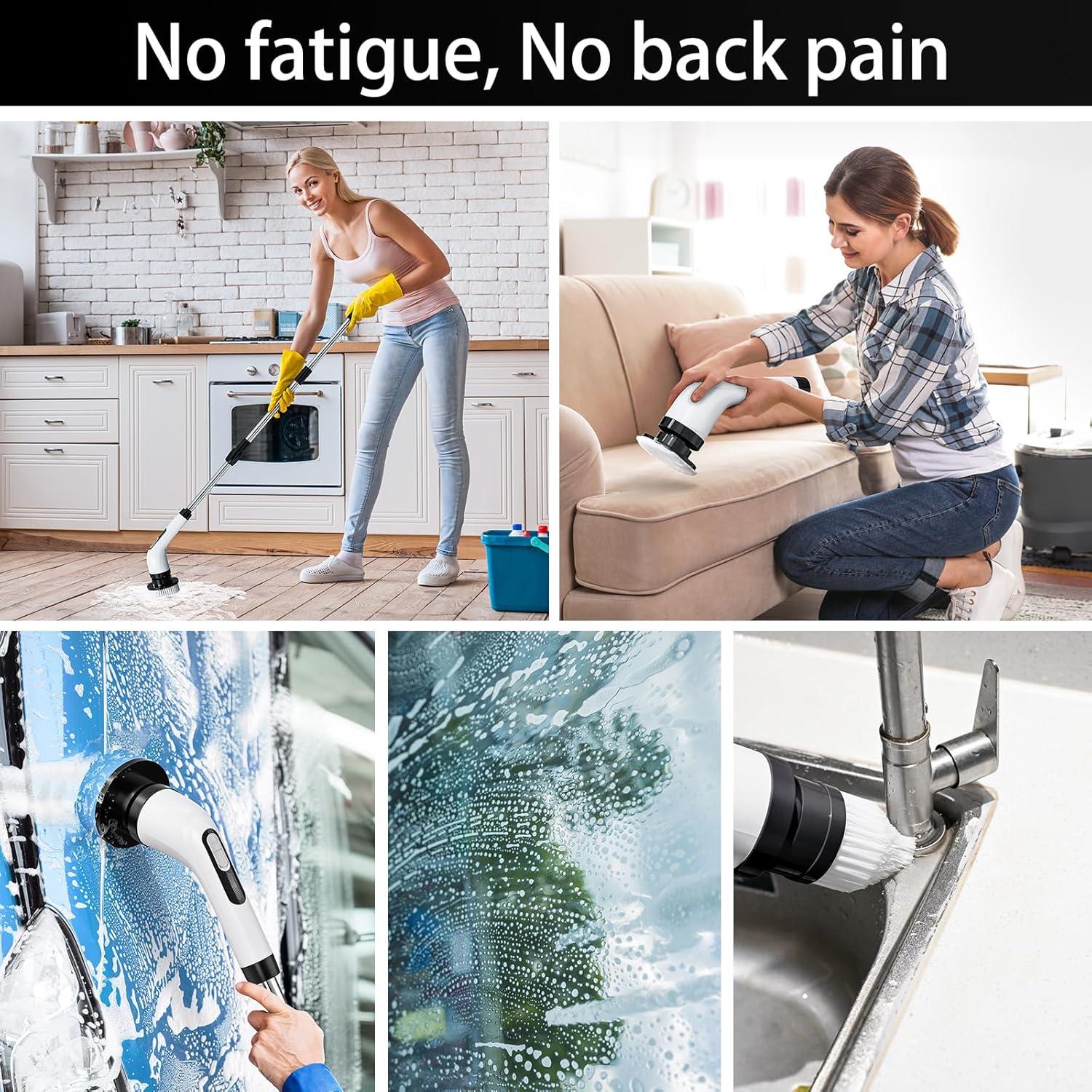 Limpiador Eléctrico Inalámbrico HIMAAT A10 IPX7 8 Cabezas