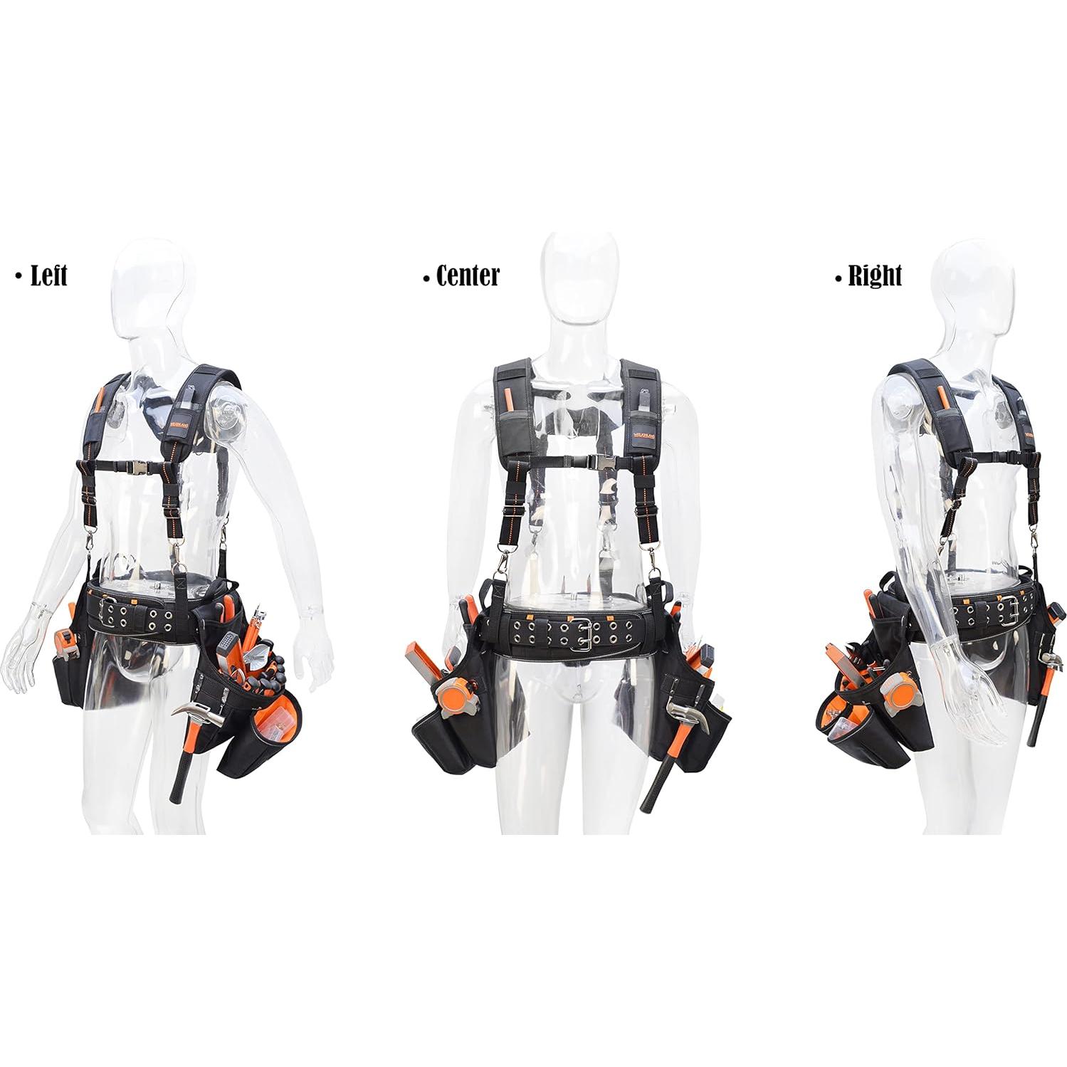 Cinturón de Herramientas Welkinland 39 Bolsillos Ajustable