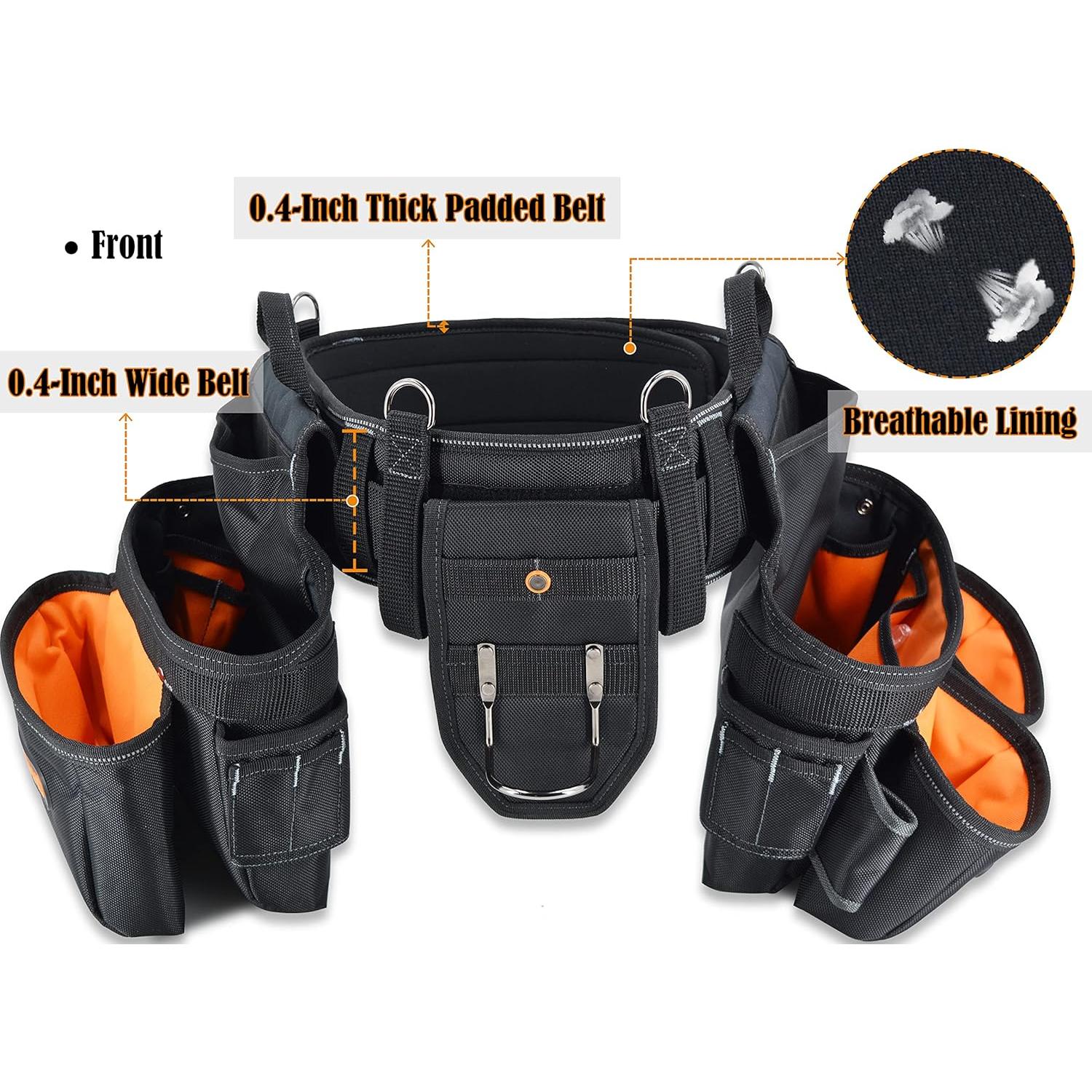 Cinturón de Herramientas Welkinland 39 Bolsillos Ajustable