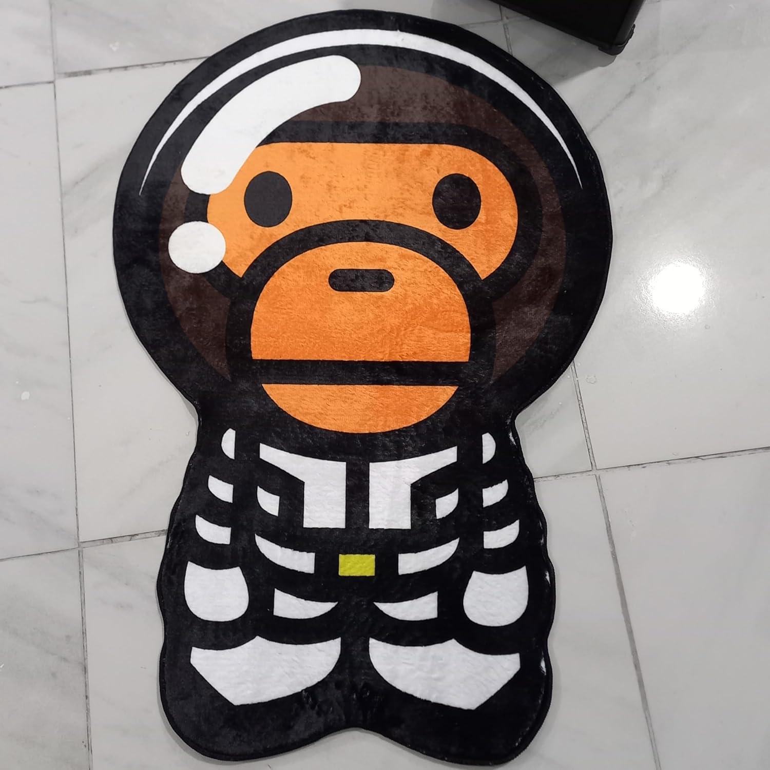 Alfombra de Área Rugendary Astronaut Bape 1.19x1.80m Suave