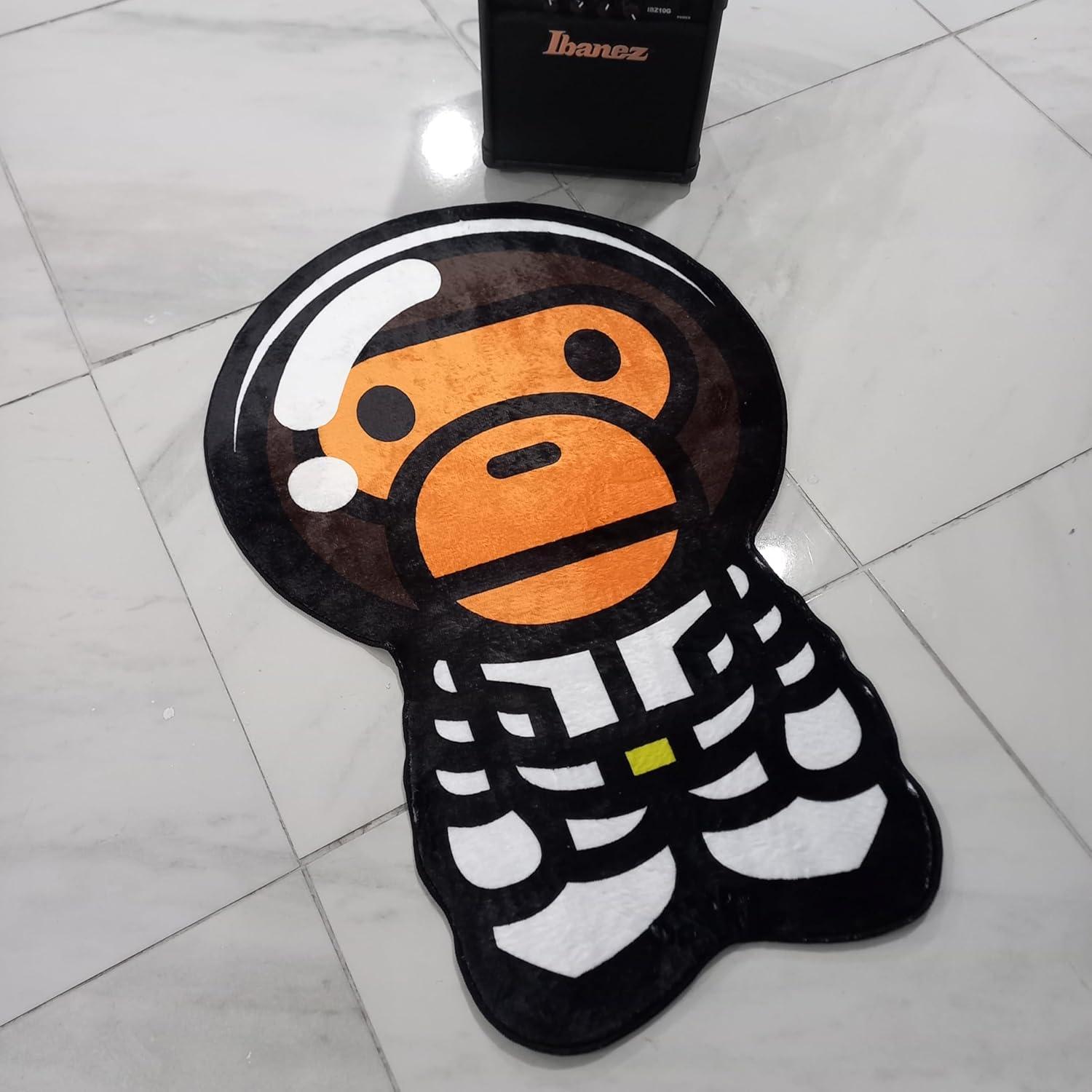Alfombra de Área Rugendary Astronaut Bape 1.19x1.80m Suave