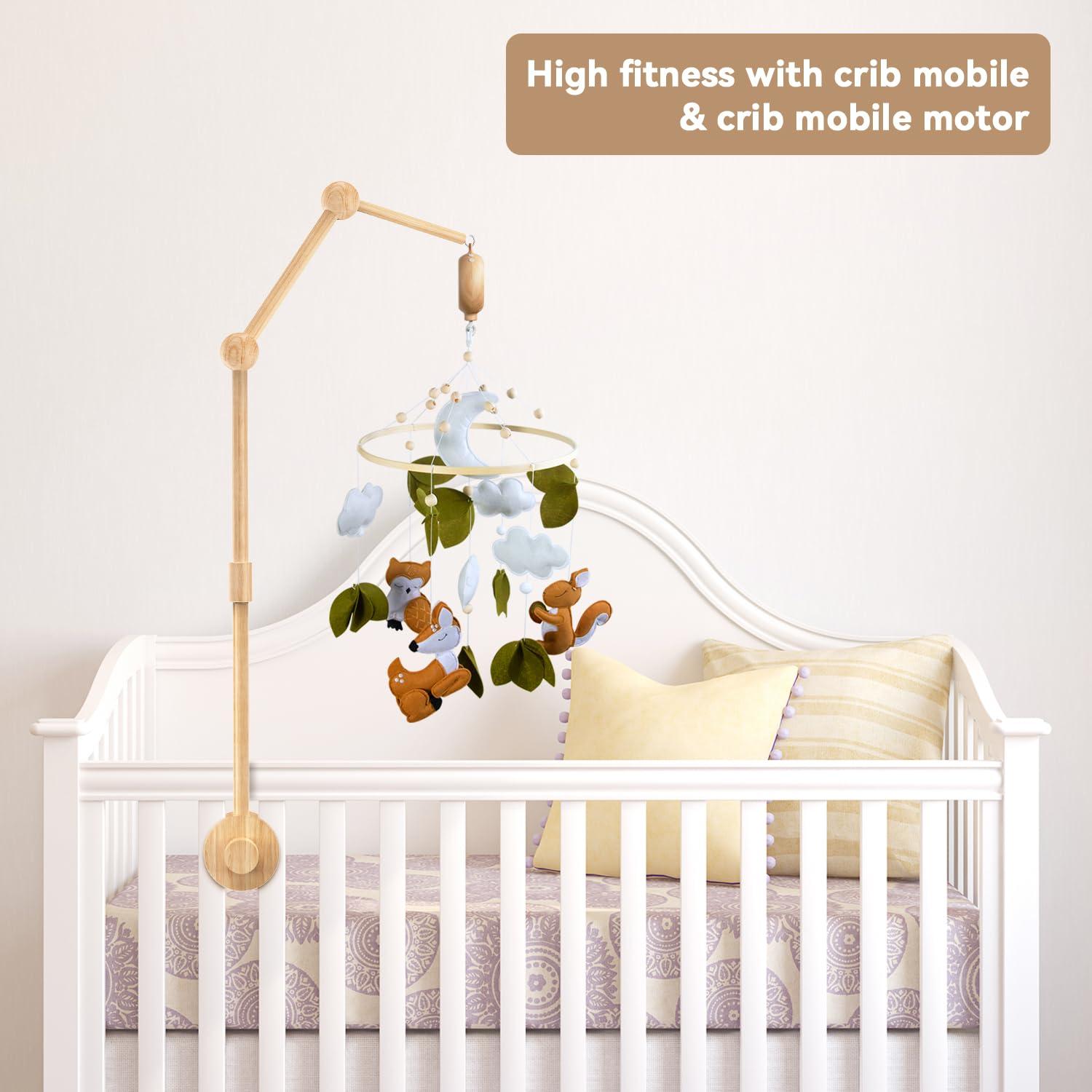 Brazo de Móvil para Cuna FEISIKE de Madera Natural 86 cm