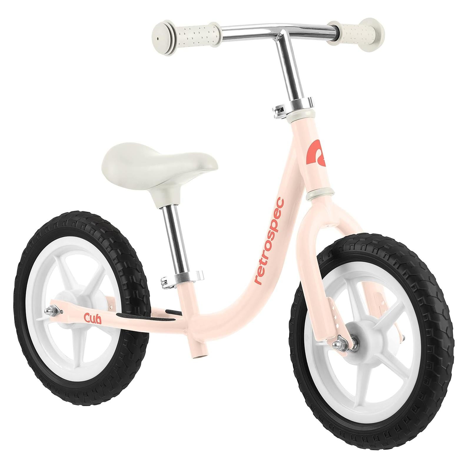 Bicicleta de Equilibrio Retrospec Cub Rosa 12" para Niños 2-5 Años