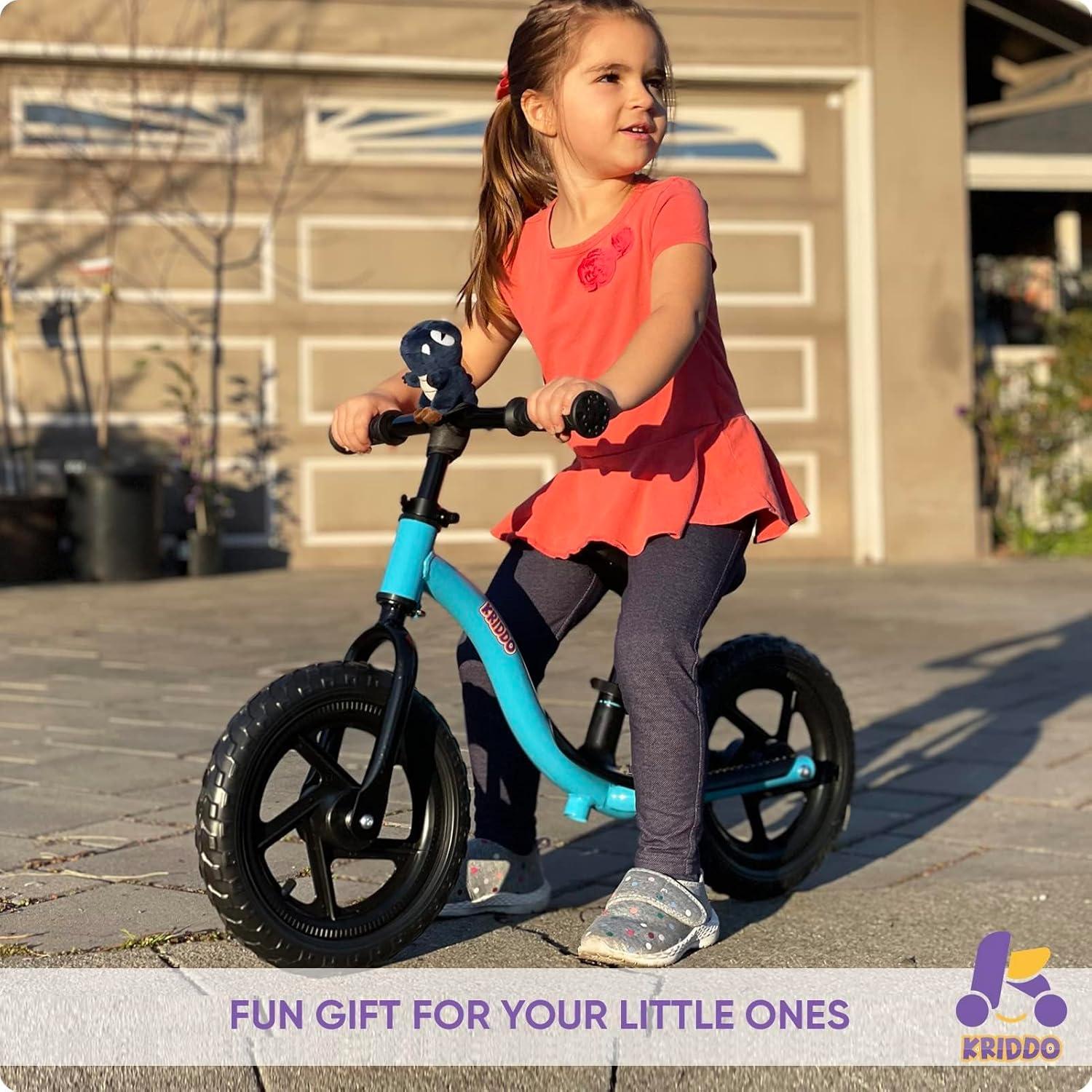 Bicicleta de Equilibrio KRIDDO Azul para Niños 2 a 5 Años