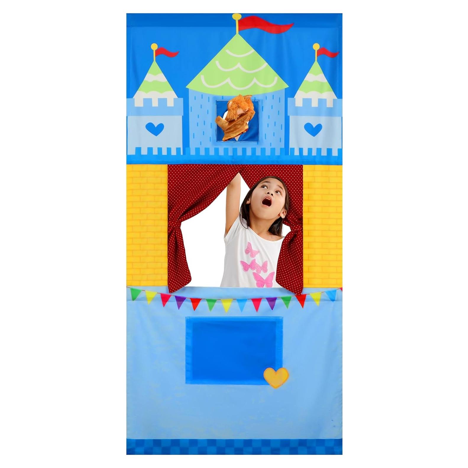 Teatro de Marionetas Plegable VitalCozy 170 x 78 cm Ajustable