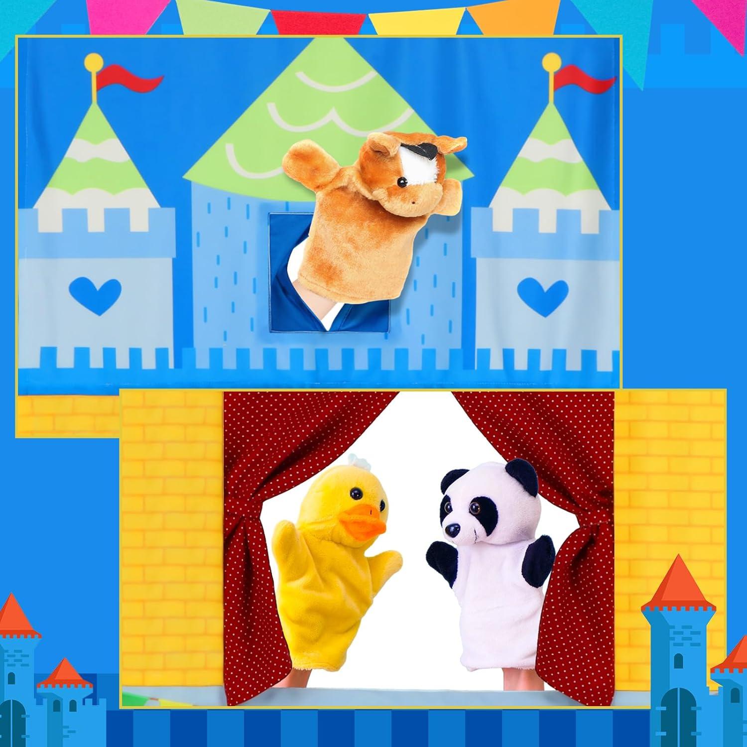 Teatro de Marionetas Plegable VitalCozy 170 x 78 cm Ajustable