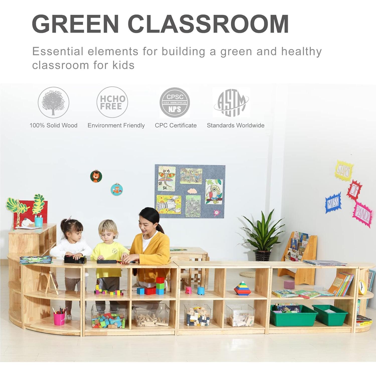 Estantería de Almacenamiento en Esquina KRAND 3 Niveles Madera