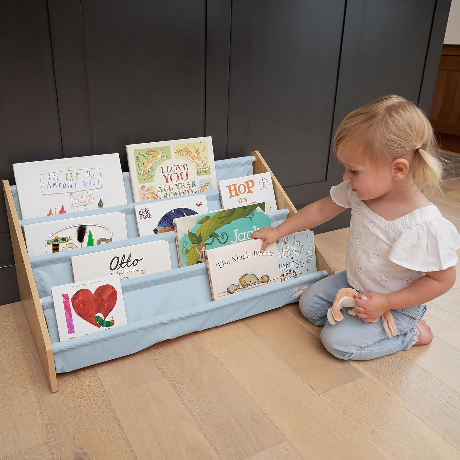 Estantería para Niños ZICOTO Azul 72.9x39.9 cm 2 Estantes