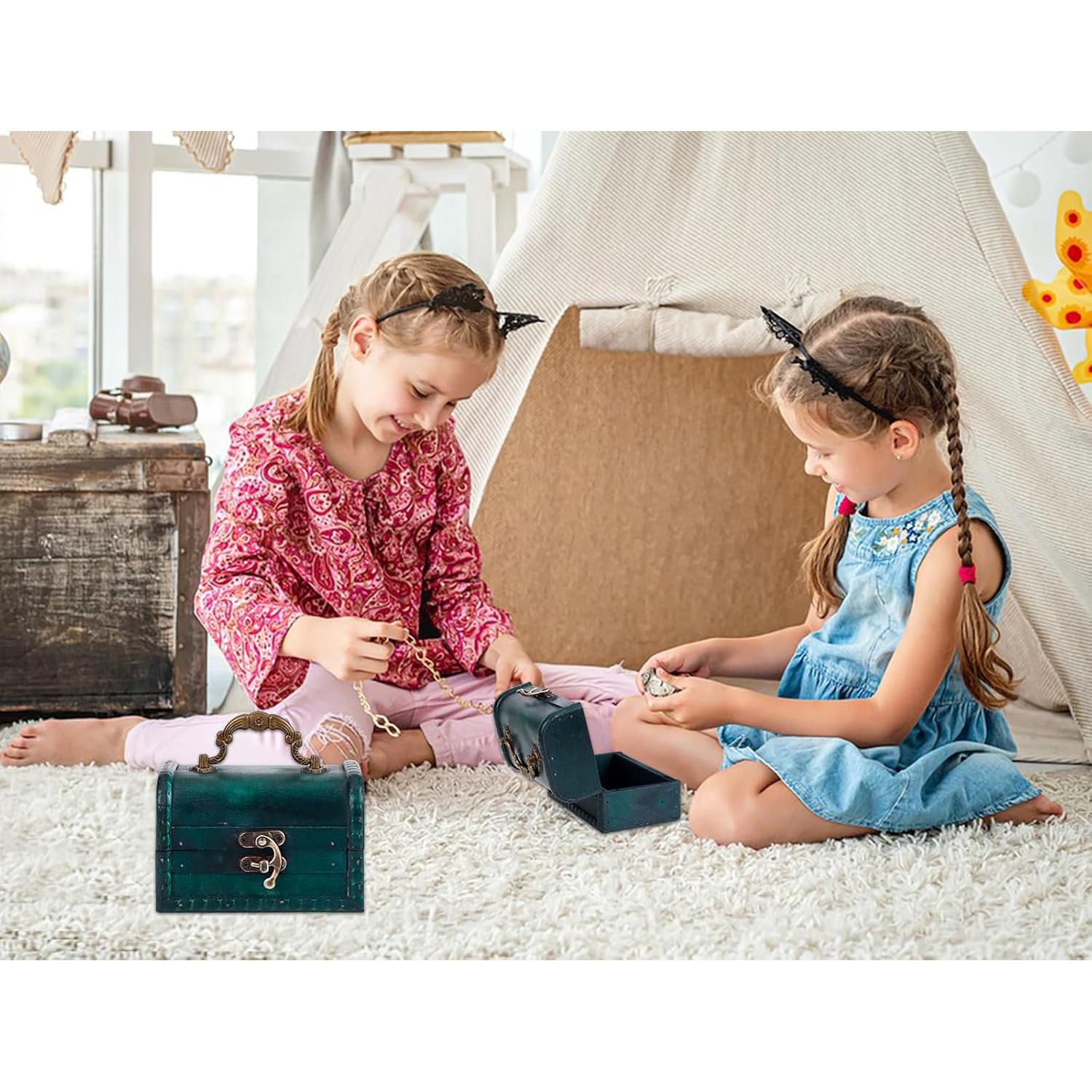 Caja de Tesoro Pequeña WaaHome Verde 11.7x8.1x8.1 cm