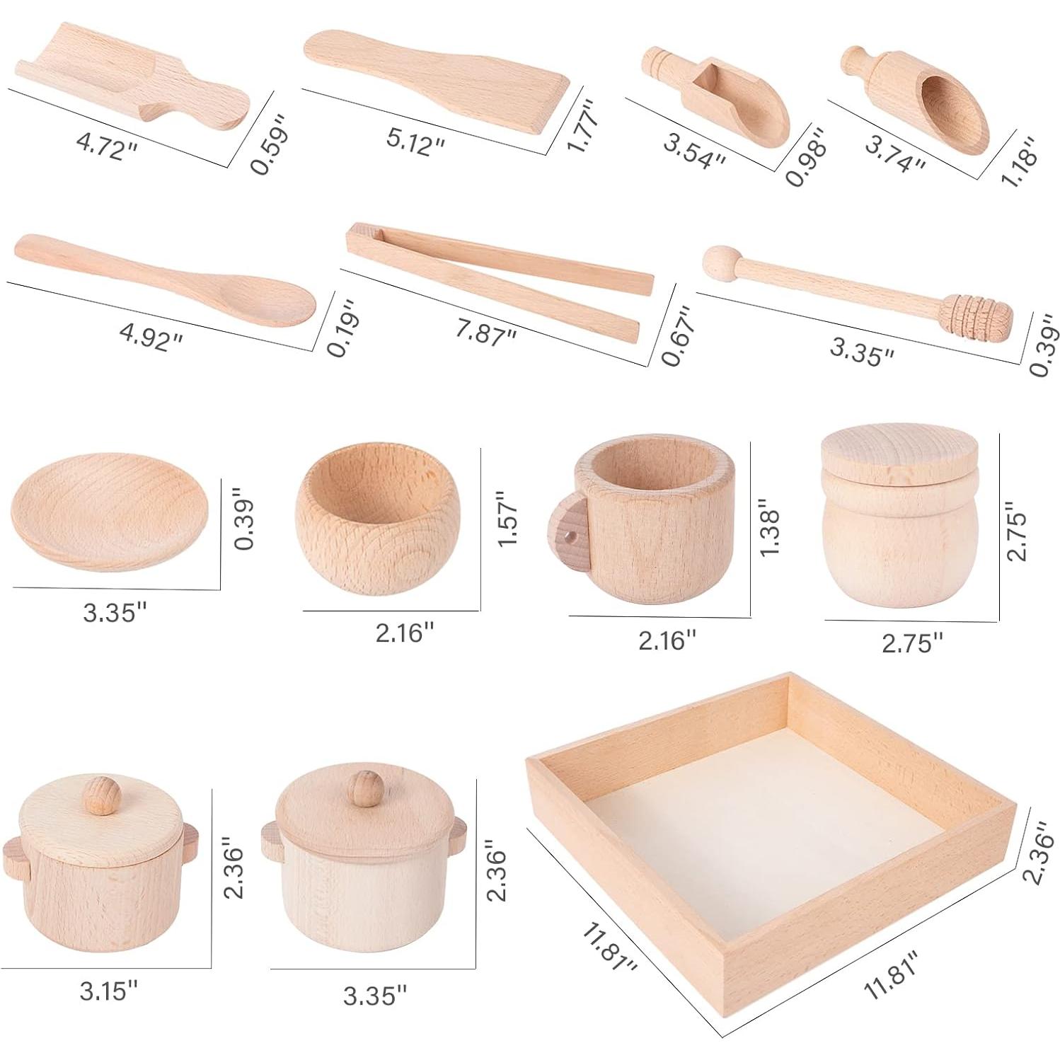 Set de Herramientas Sensoriales de Madera BBtinker para Niños