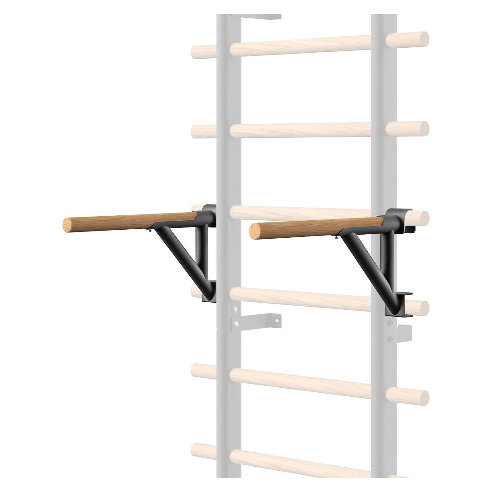 Barra de Madera DHT Entrenador de Suspensión con Escalera Sueca