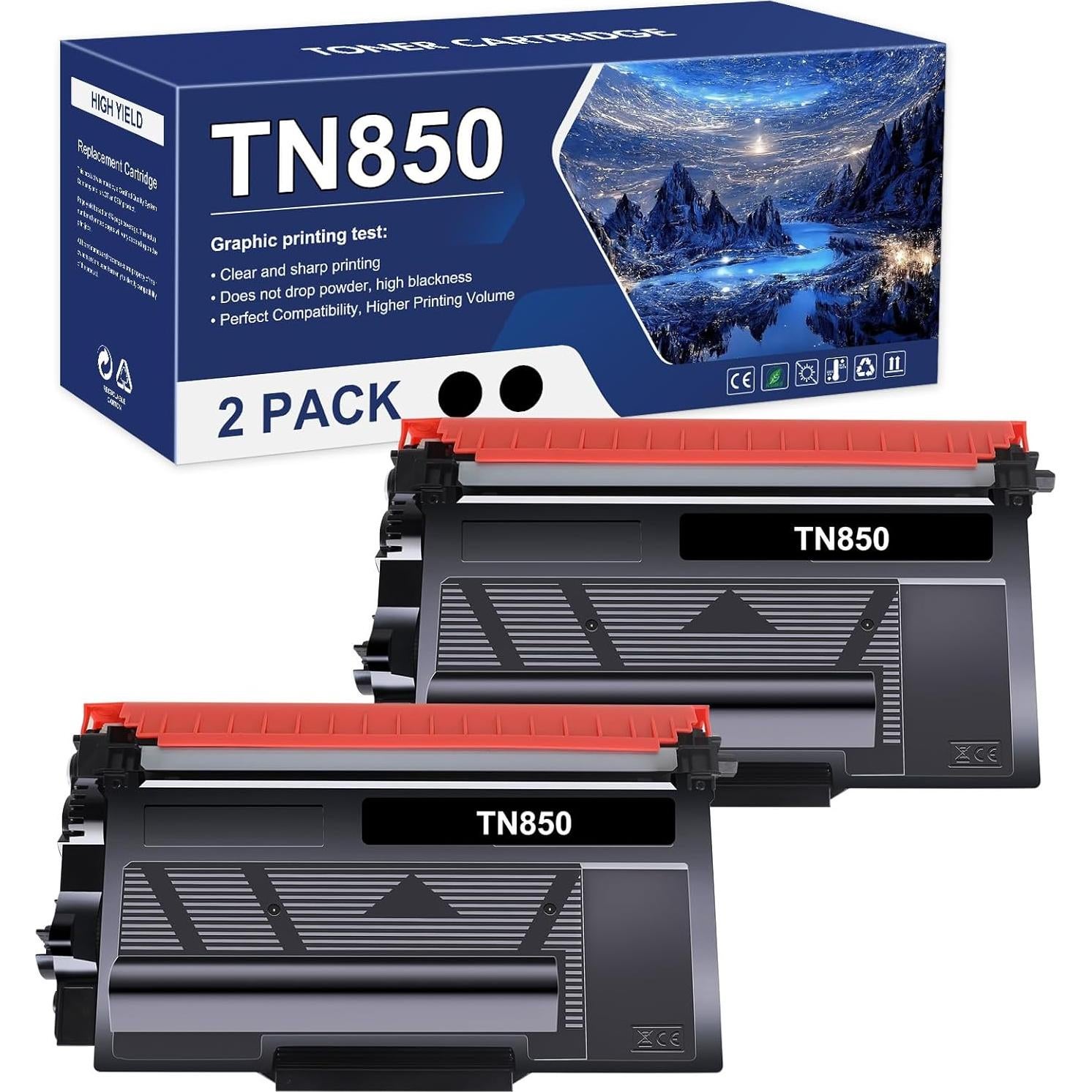 Cartucho de Tóner Alto Rendimiento TN-850 TN-820 para Brother