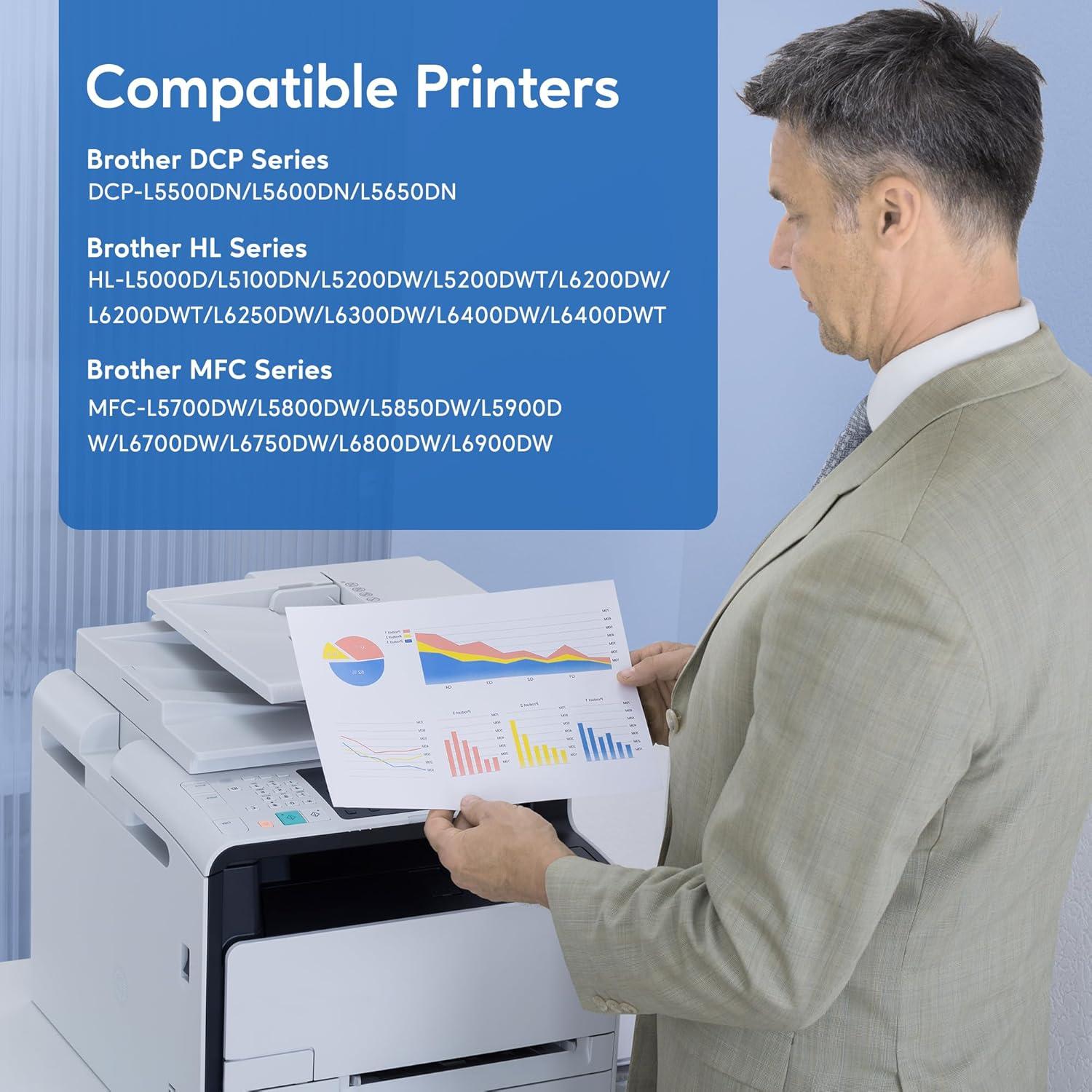 Cartucho de Tóner Negro WEAREC TN-850 Compatible 4-Pack