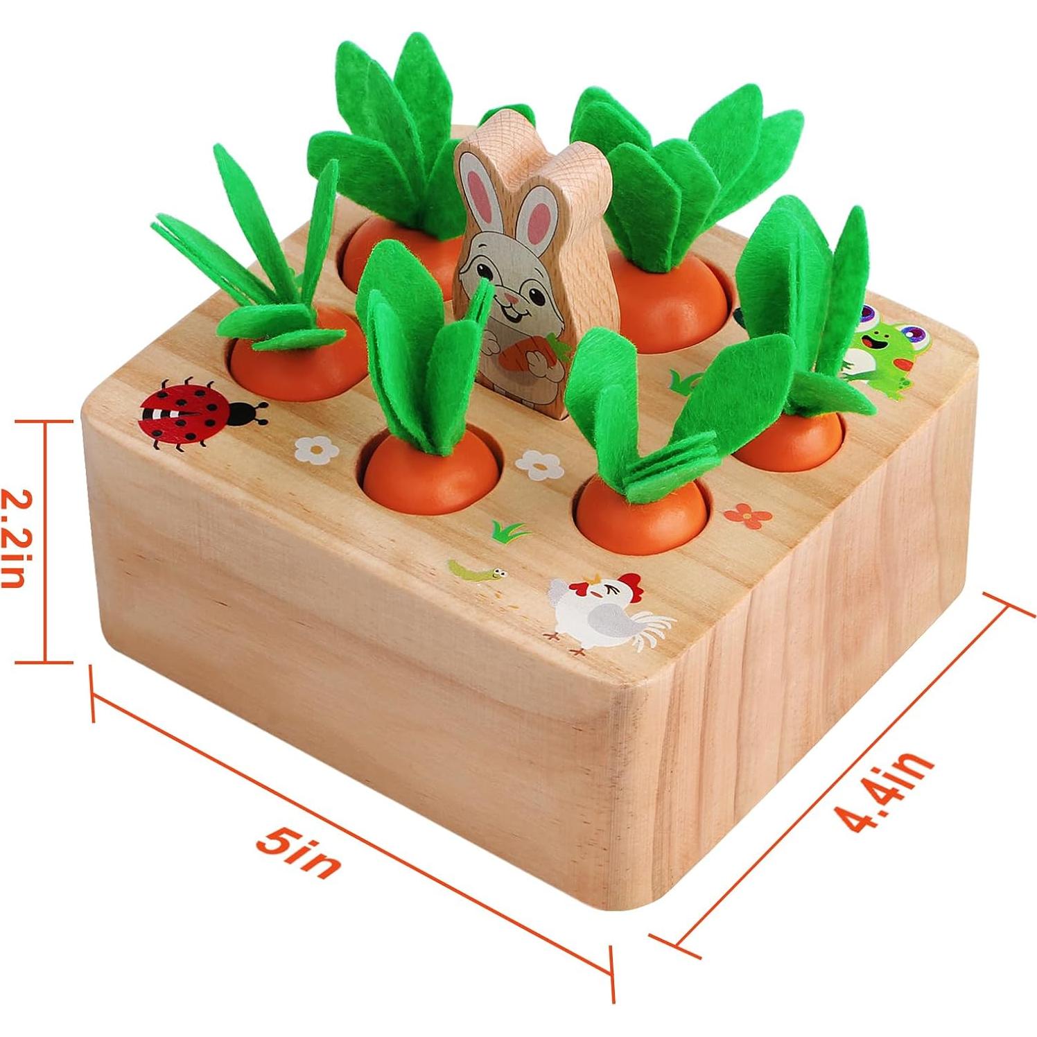 Juego de Cosecha de Zanahorias SKYFIELD Juguete Montessori 1-3 Años