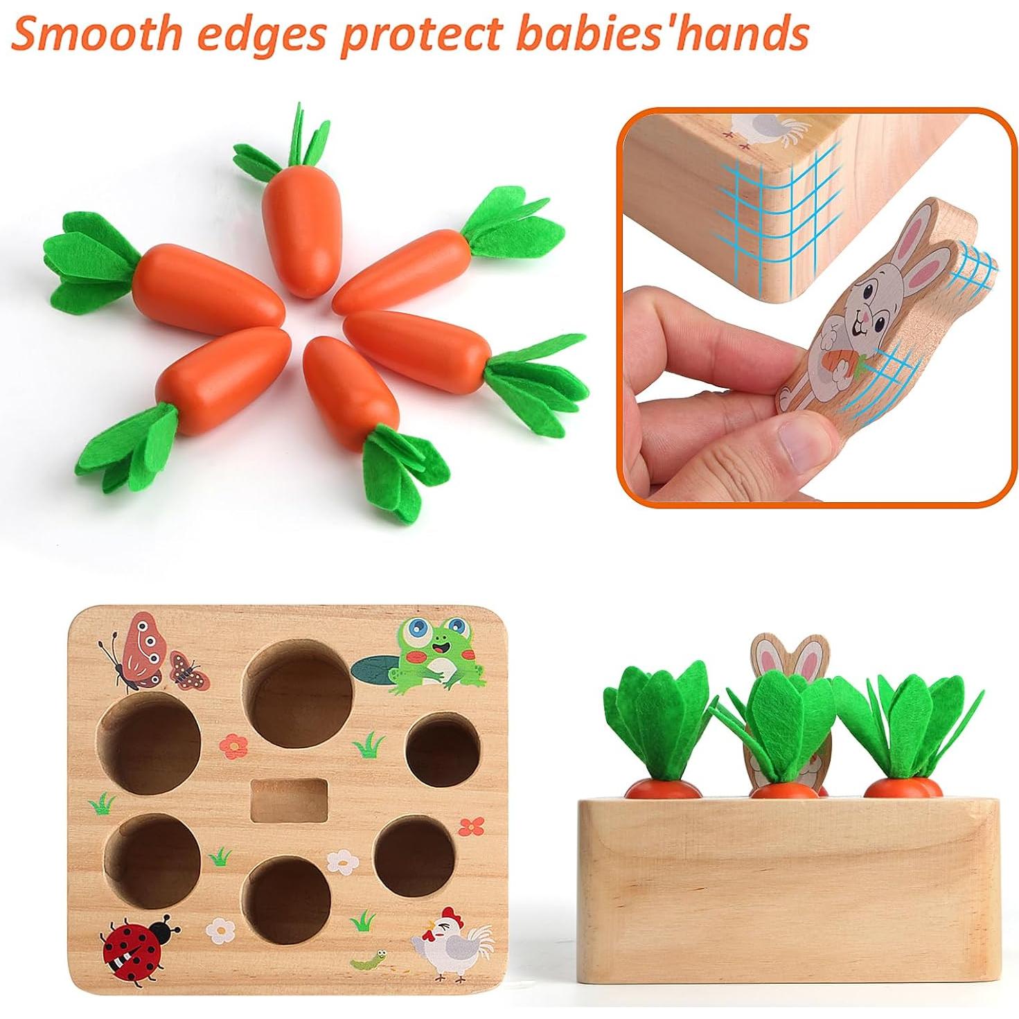 Juego de Cosecha de Zanahorias SKYFIELD Juguete Montessori 1-3 Años