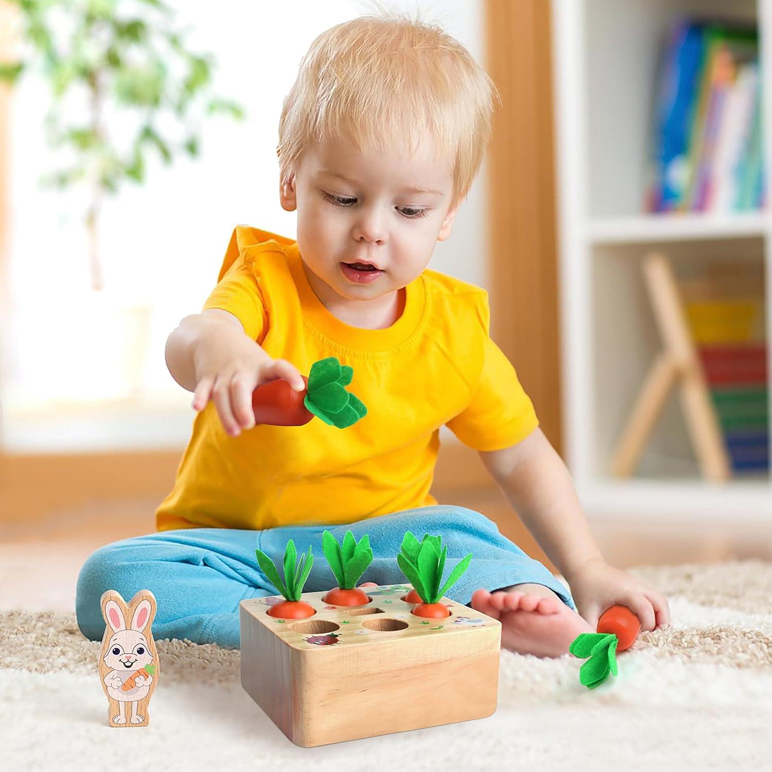 Juego de Cosecha de Zanahorias SKYFIELD Juguete Montessori 1-3 Años