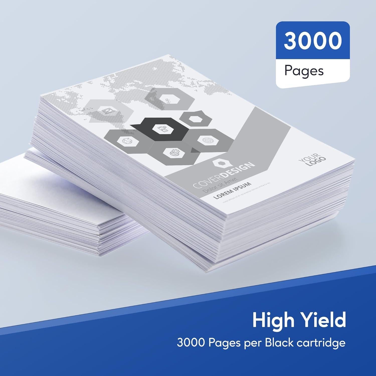 Cartucho de tóner compatible WEAREC TN227 Negro 2-Pack