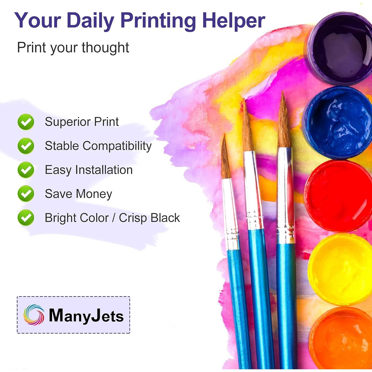 Cartucho de Tóner Compatible ManyJets TN229XL para Brother - 4 Pzs