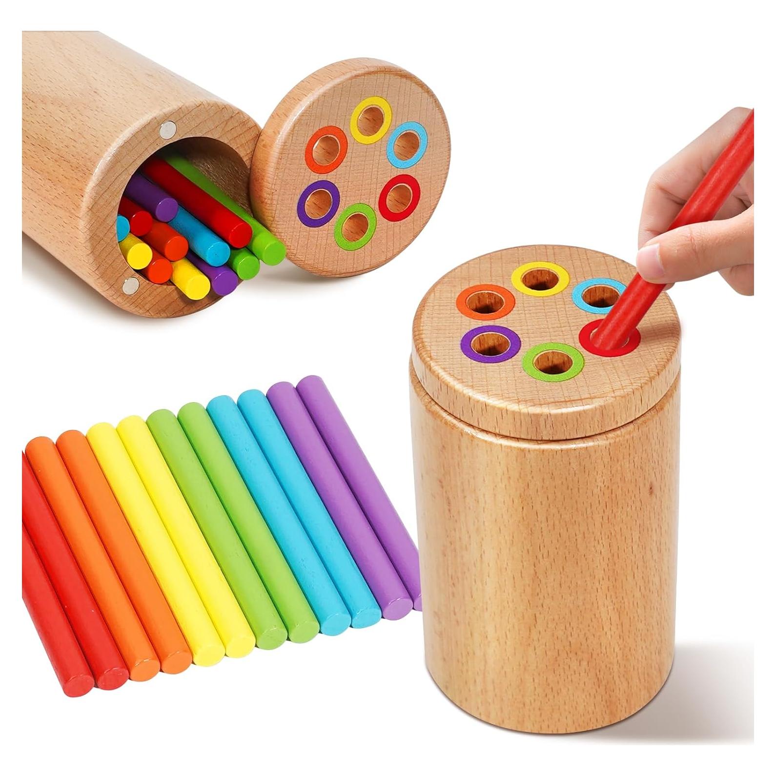 Juguete Montessori de Clasificación de Colores Soarly - Madera
