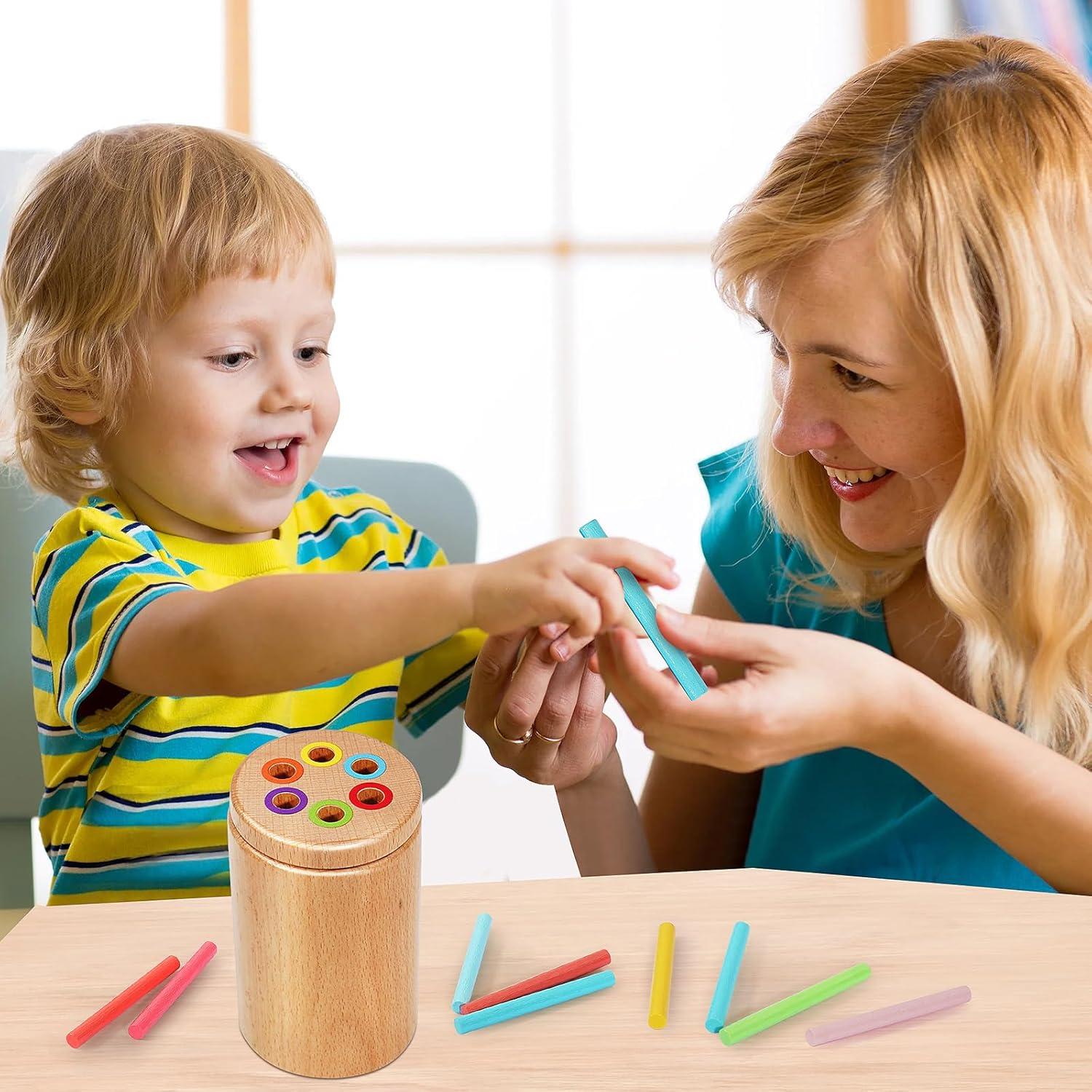 Juguete Montessori de Clasificación de Colores Soarly - Madera