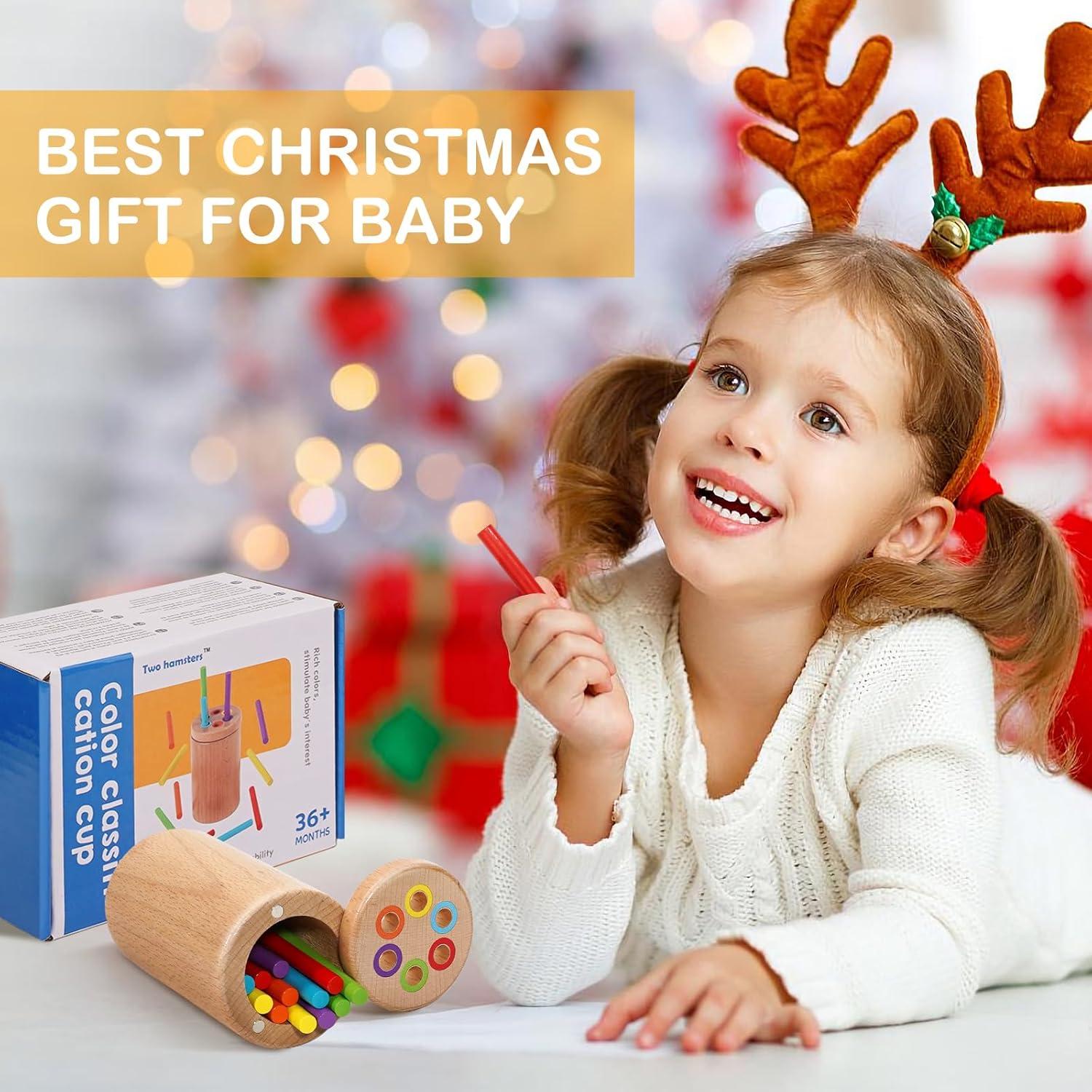 Juguete Montessori de Clasificación de Colores Soarly - Madera