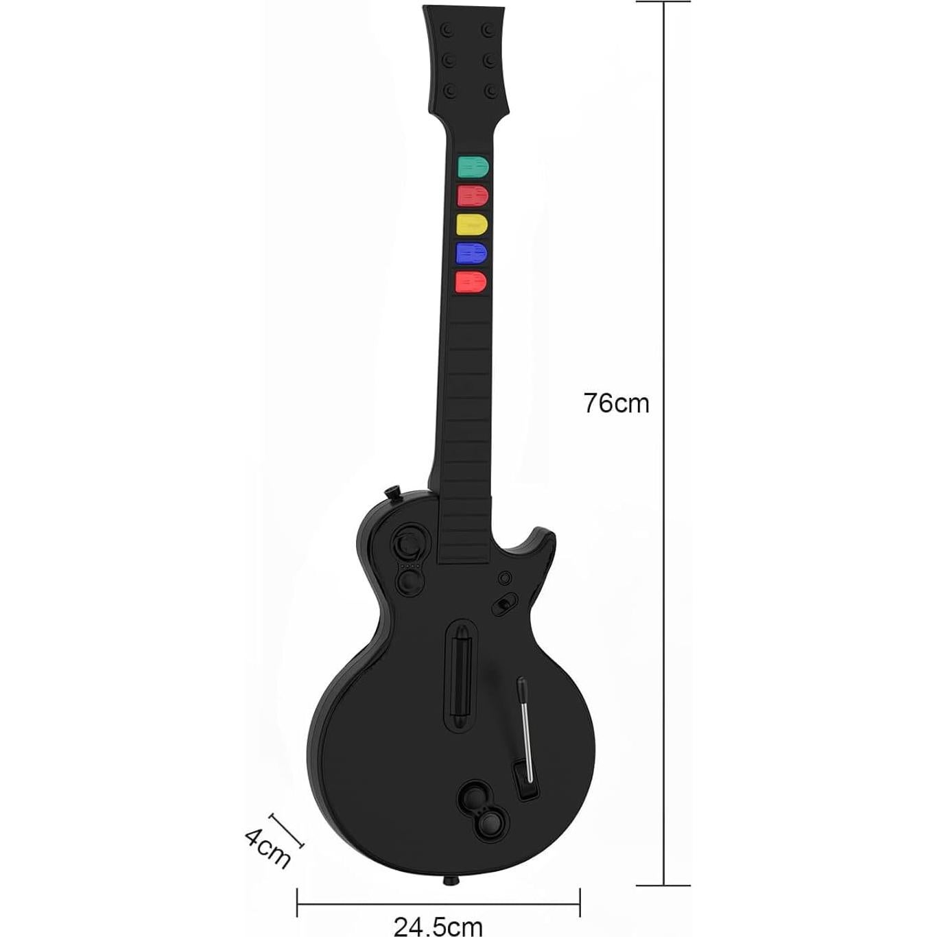Controlador de guitarra inalámbrico NBCP para PC y PS3 - Negro
