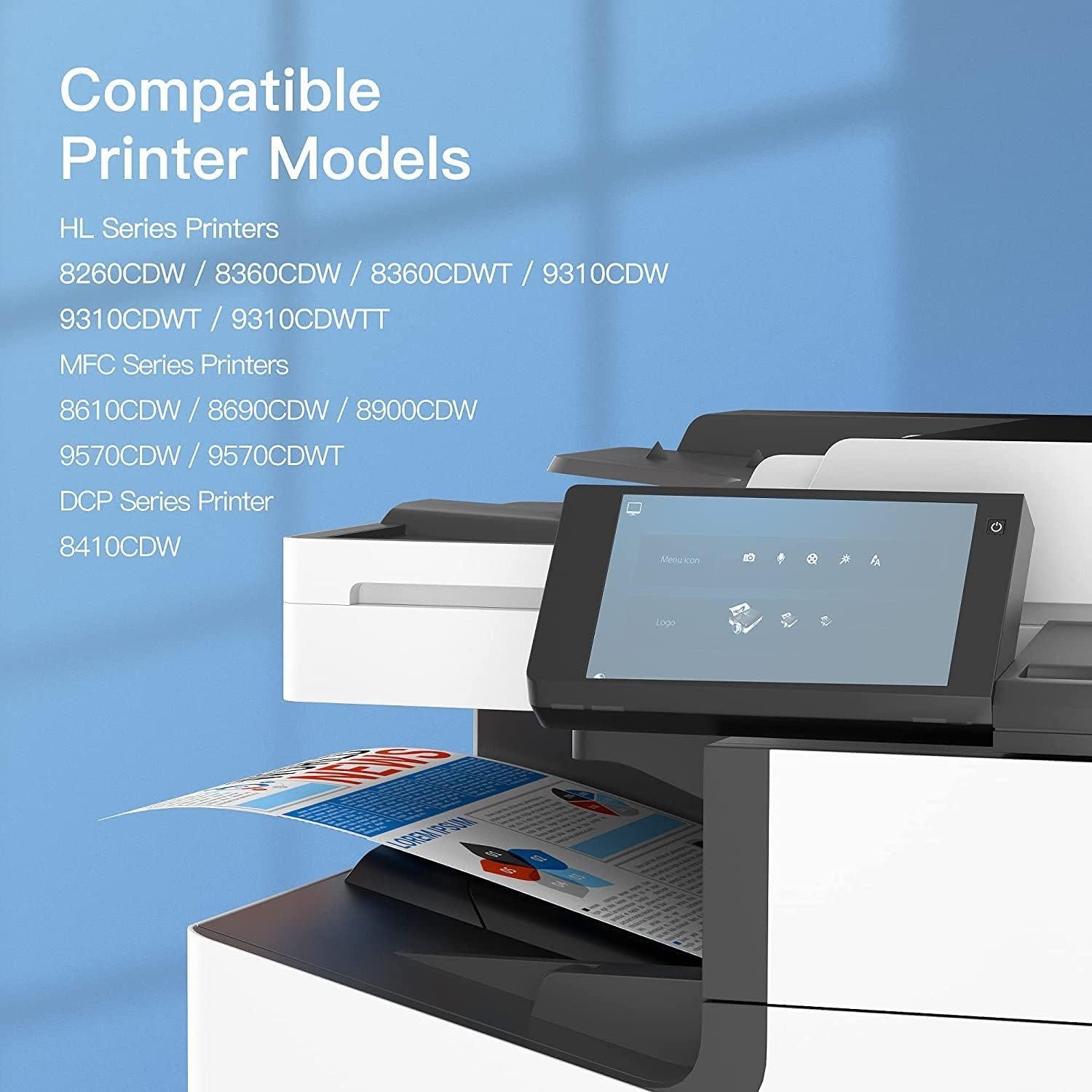 Cartucho de Tóner GPC Image TN433 Compatible Brother - 4 Pack